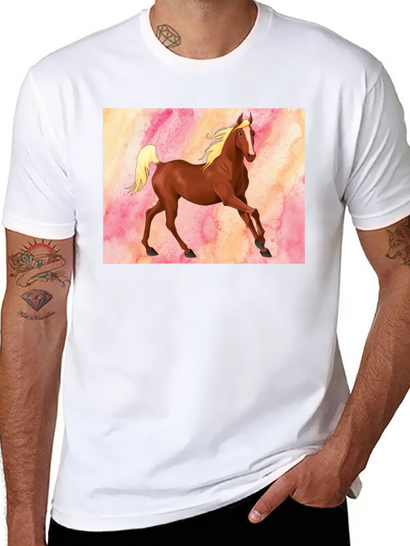 Horse Graphic T-Shirt - Equestrian Style