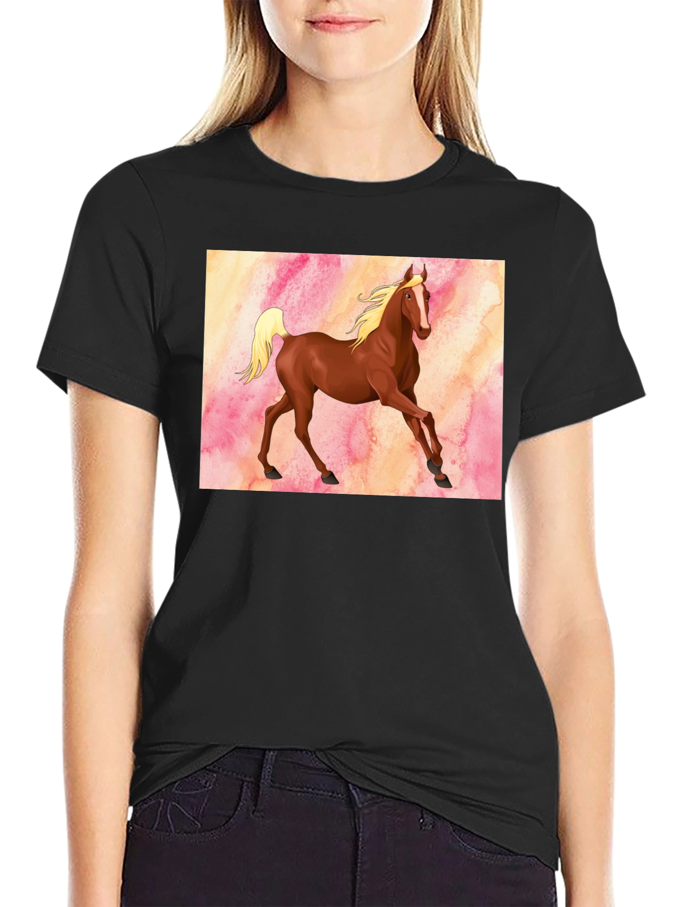 Horse Graphic T-Shirt - Equestrian Style