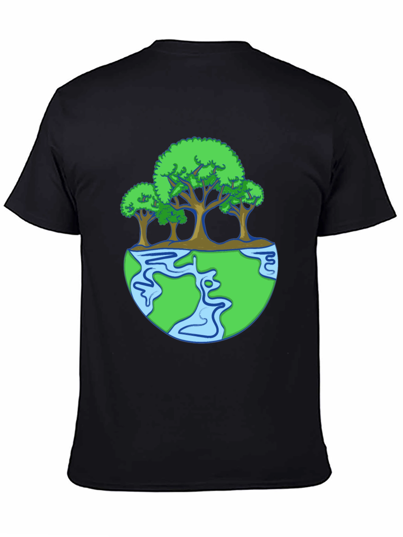 Earth Trees Graphic T-Shirt
