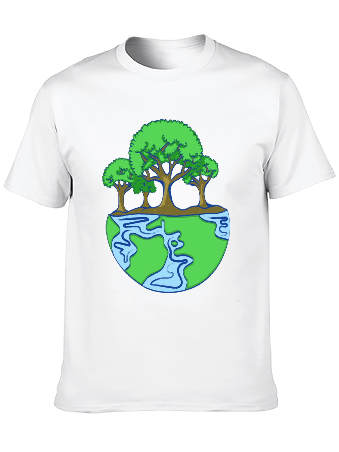 Earth Trees Graphic T-Shirt