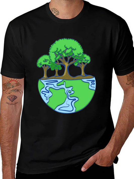 Earth Trees Graphic T-Shirt