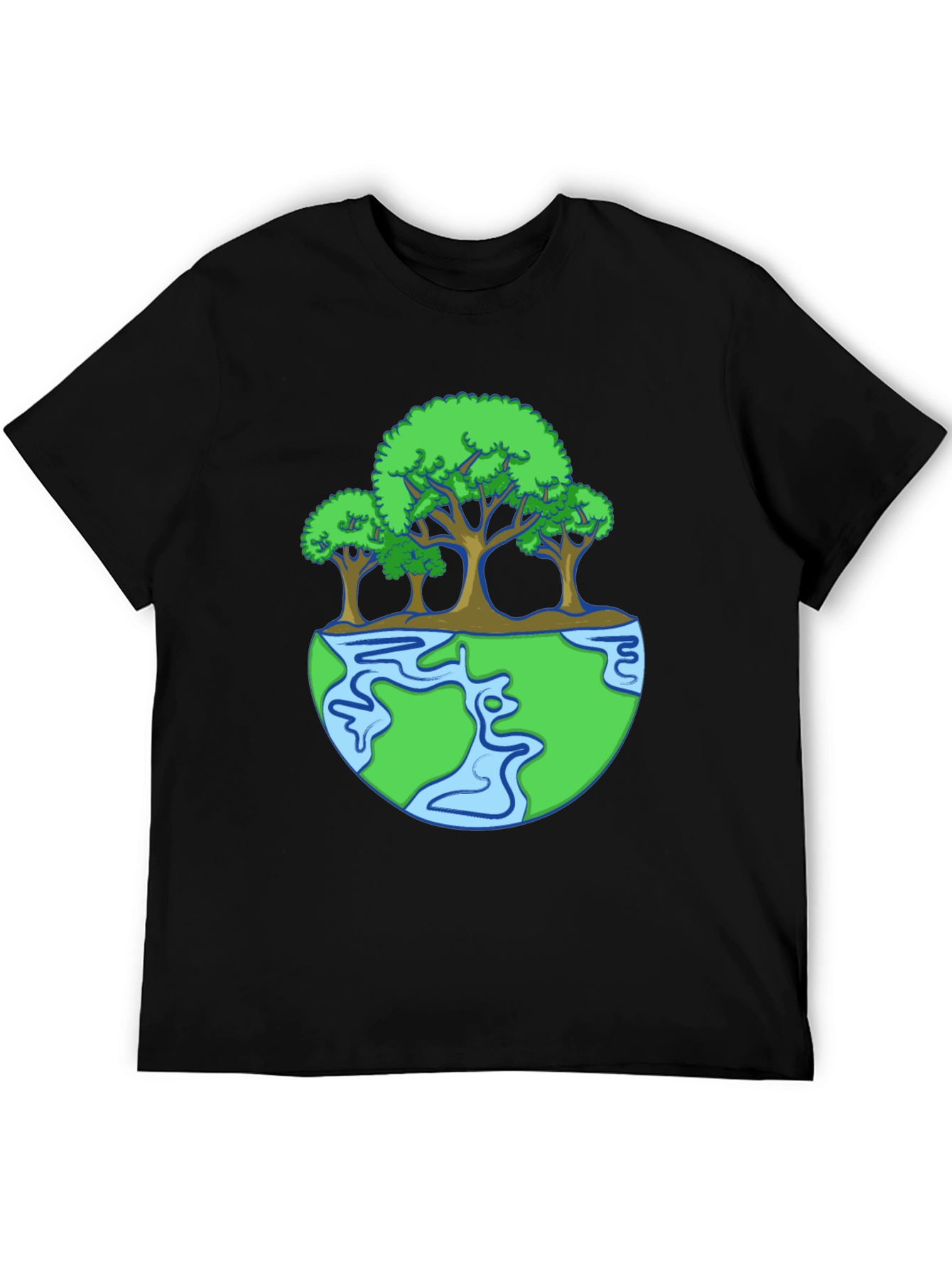 Earth Trees Graphic T-Shirt