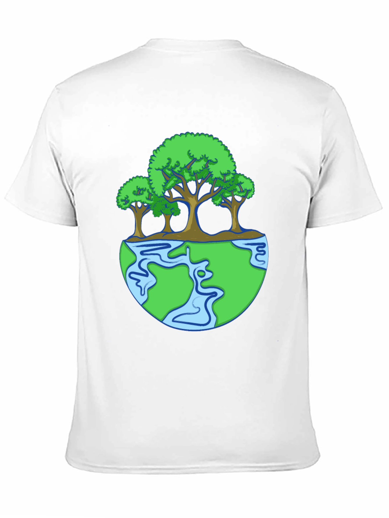 Earth Trees Graphic T-Shirt