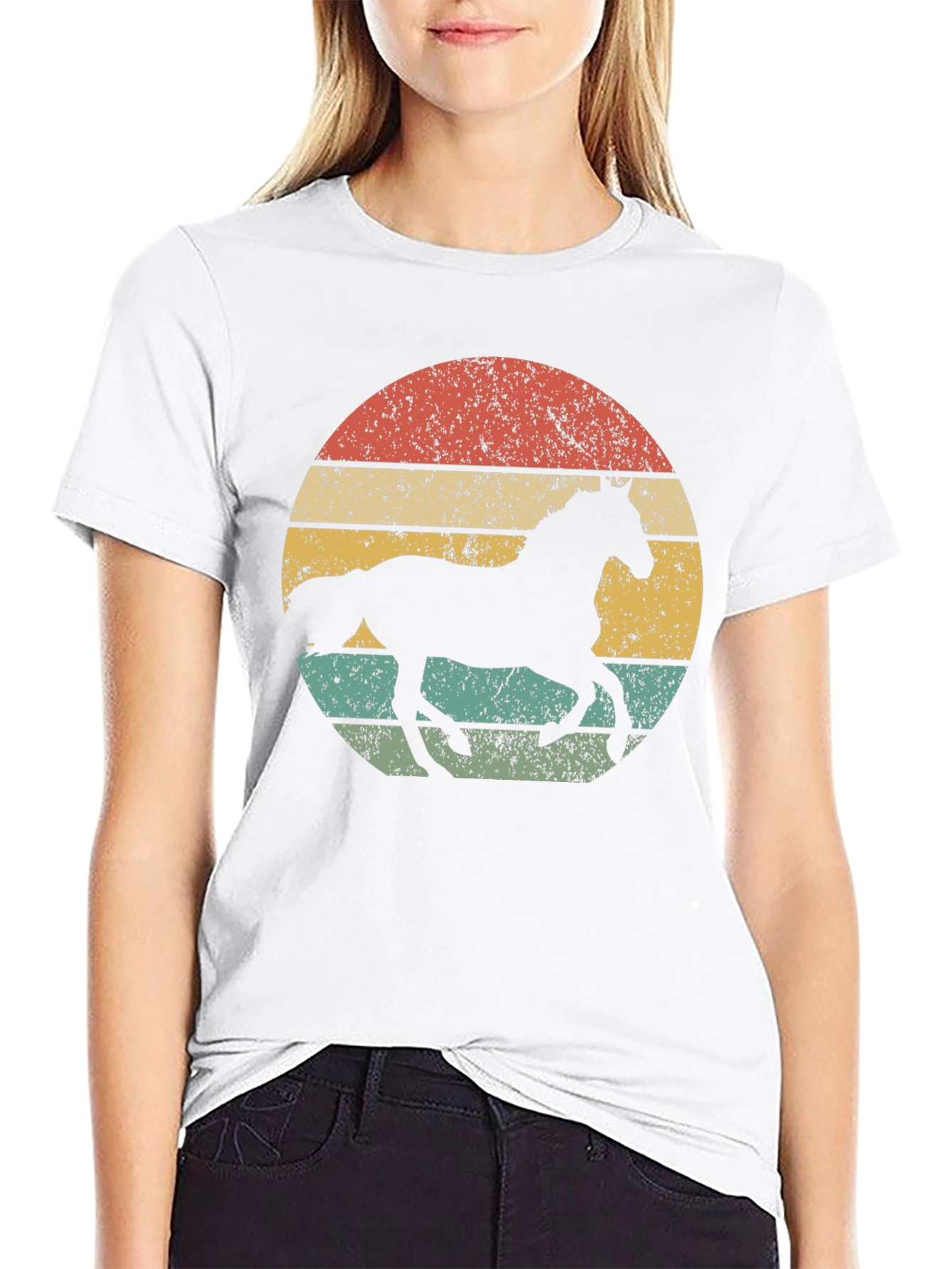 Retro Horse Silhouette T-Shirt