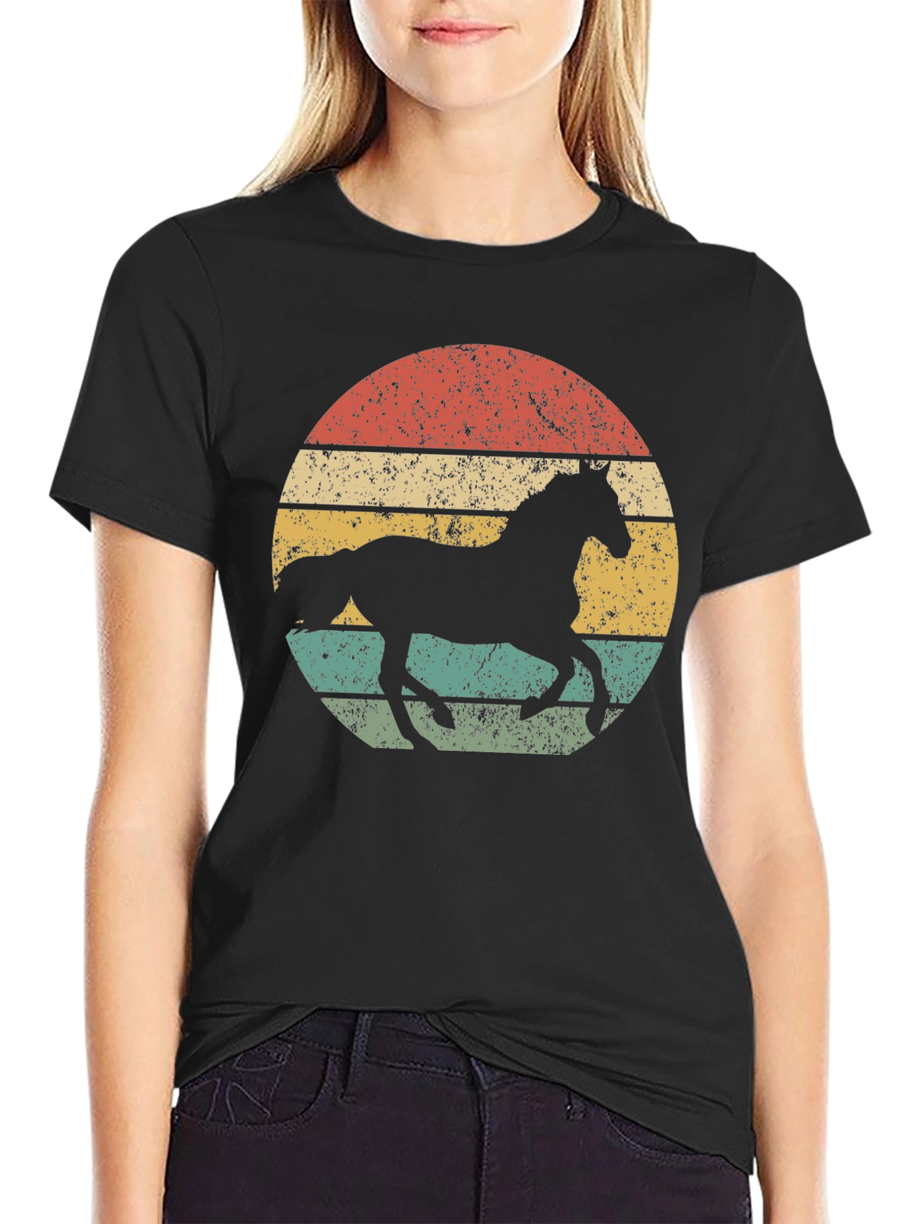Retro Horse Silhouette T-Shirt