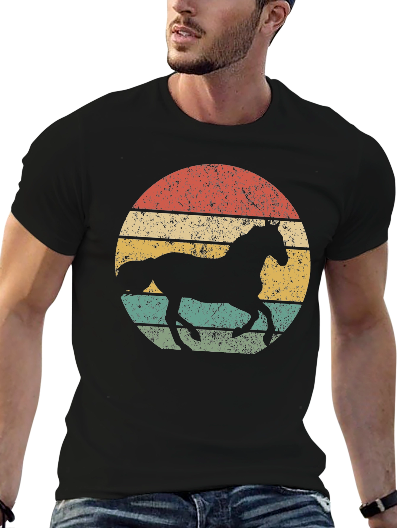 Retro Horse Silhouette T-Shirt