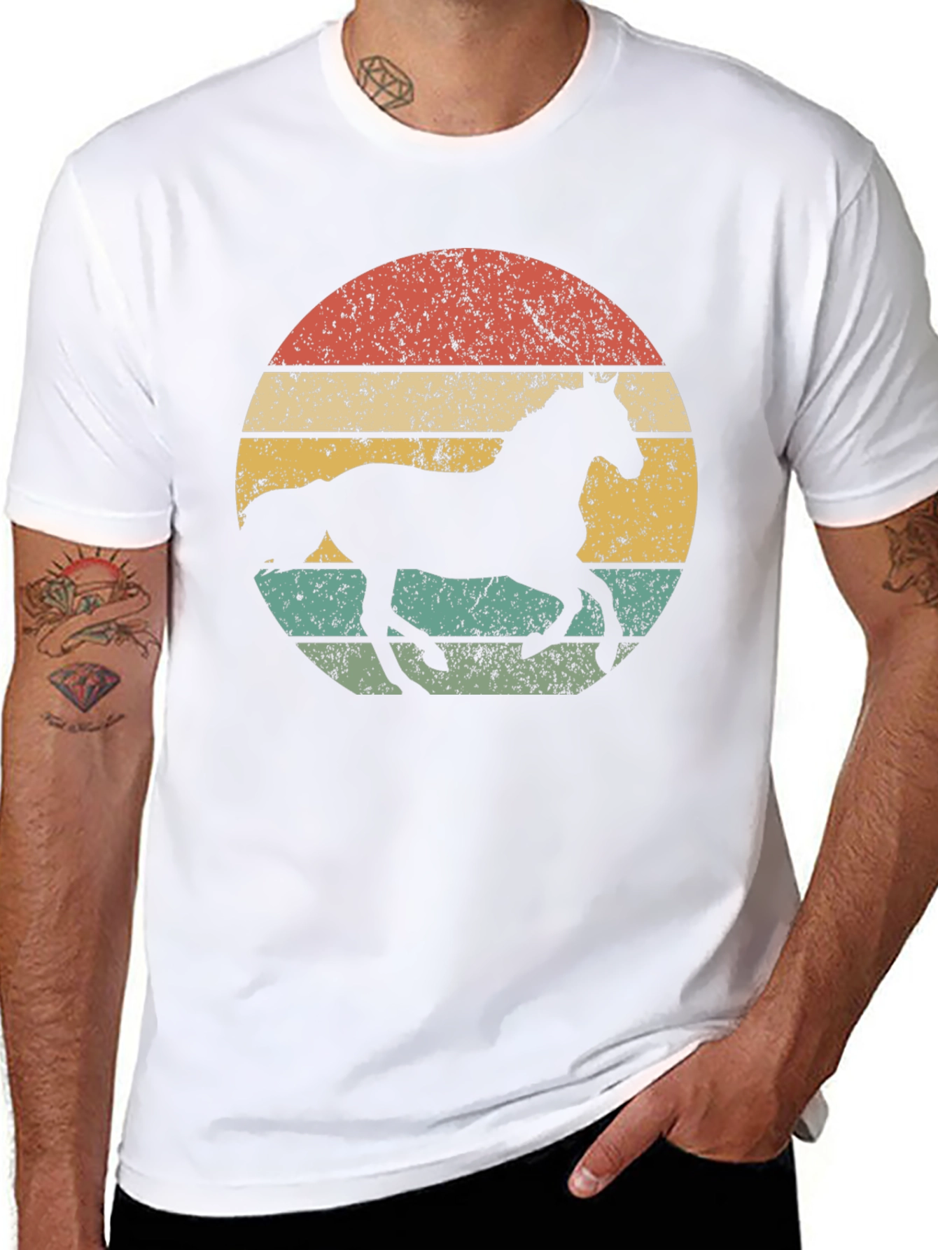 Retro Horse Silhouette T-Shirt