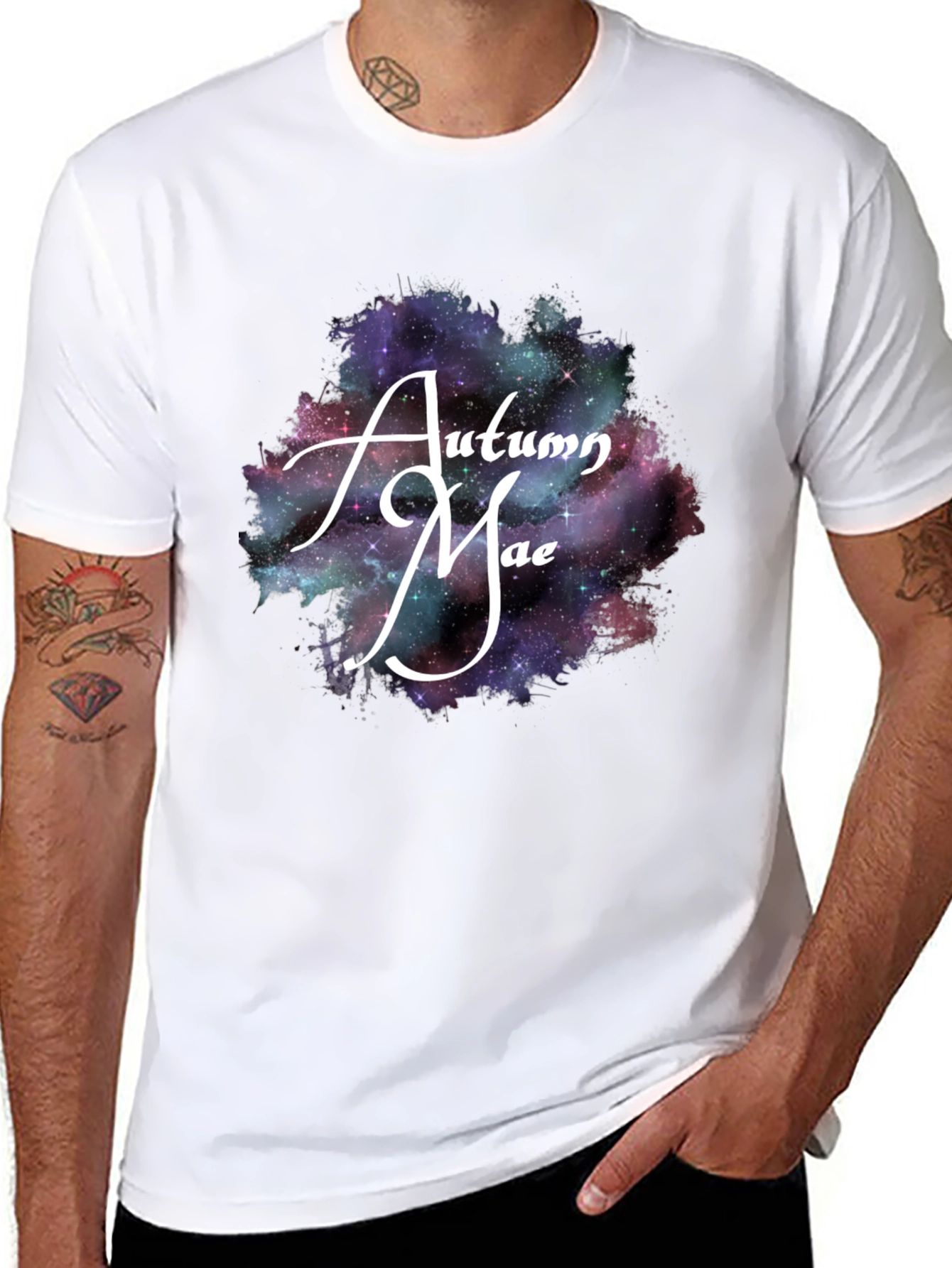 Autumn Mae Galaxy T-Shirt - Unique Graphic Tee