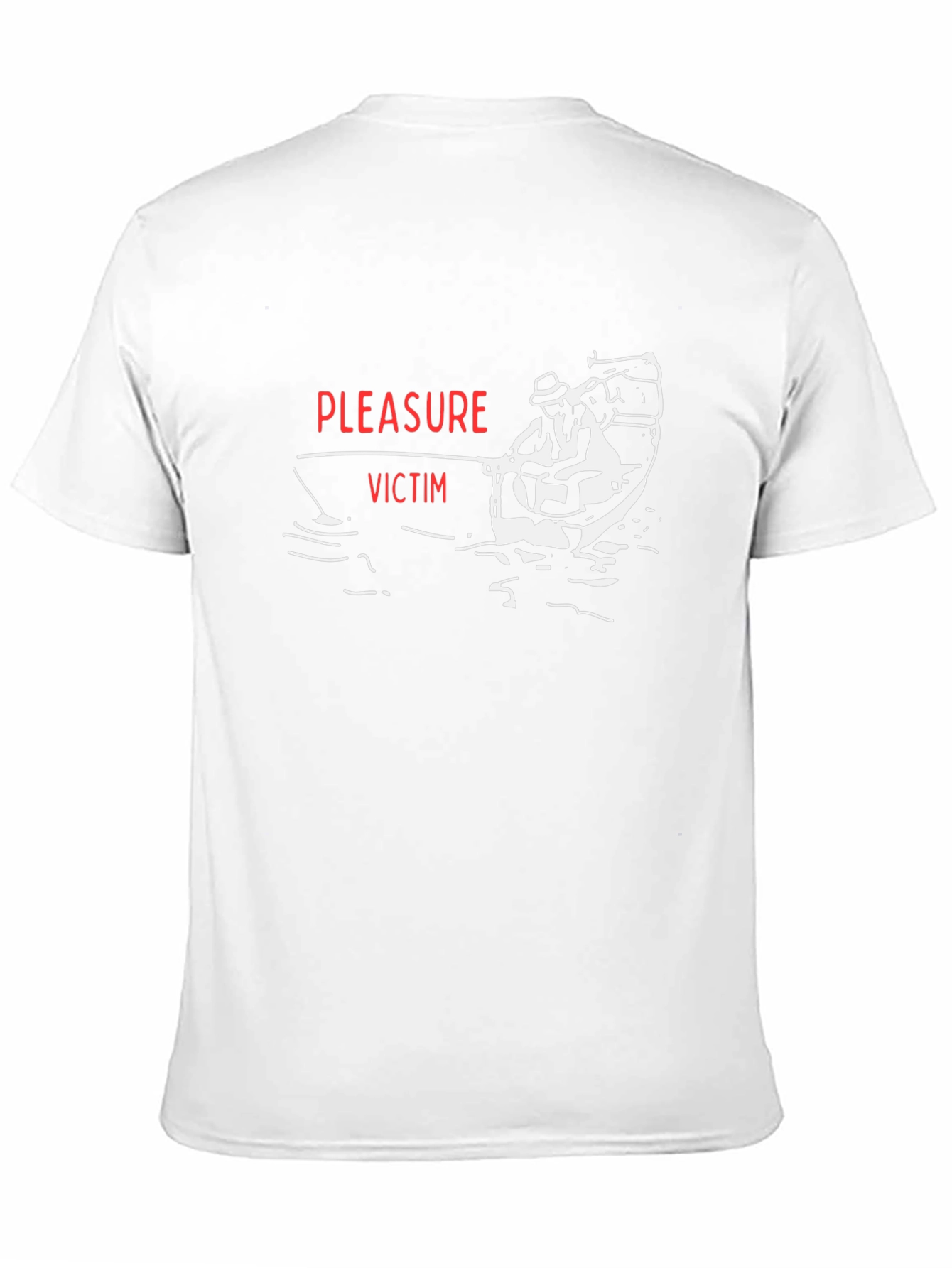 Pleasure Victim Graphic Tee - Black Cotton T-Shirt
