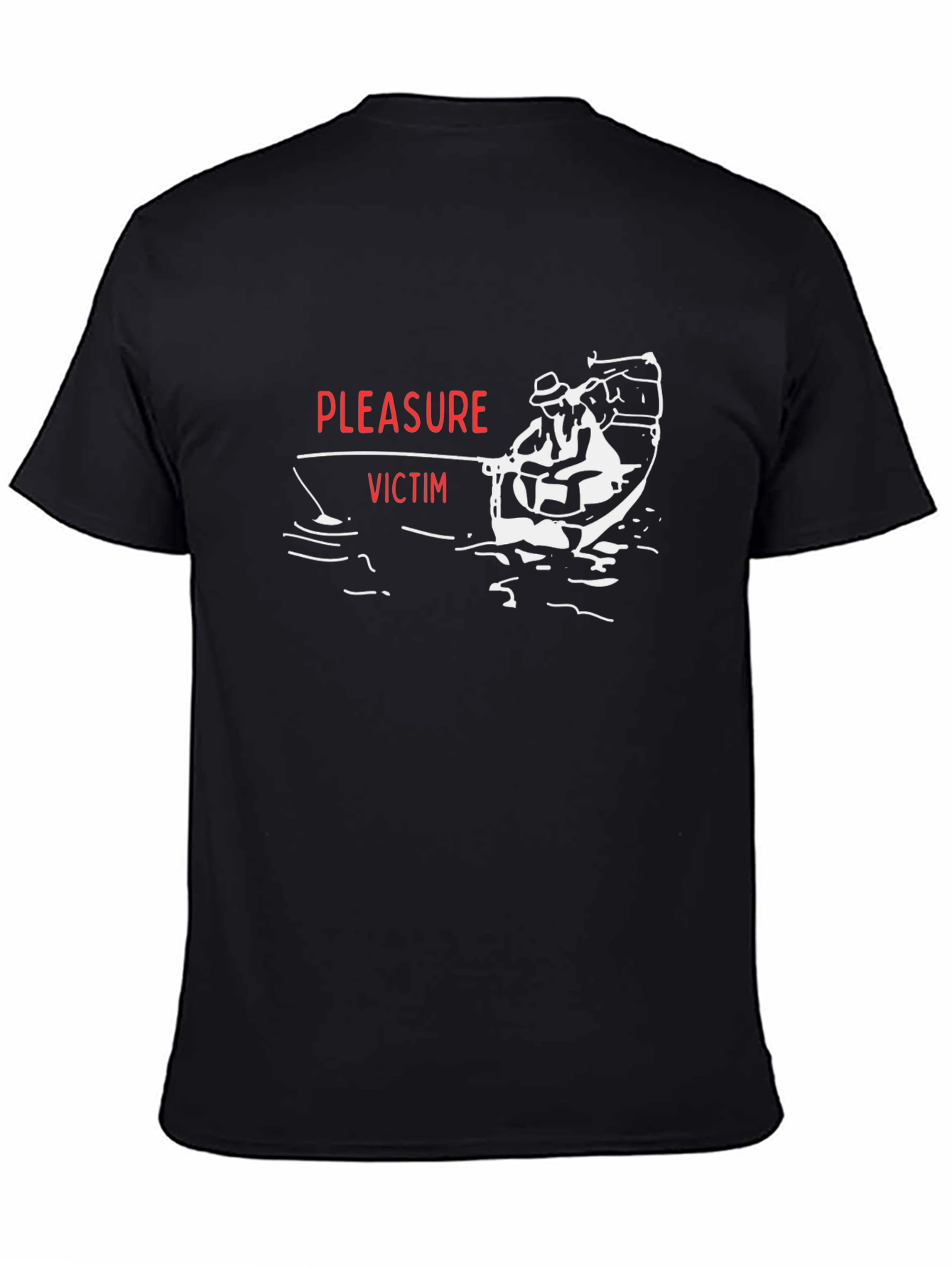 Pleasure Victim Graphic Tee - Black Cotton T-Shirt