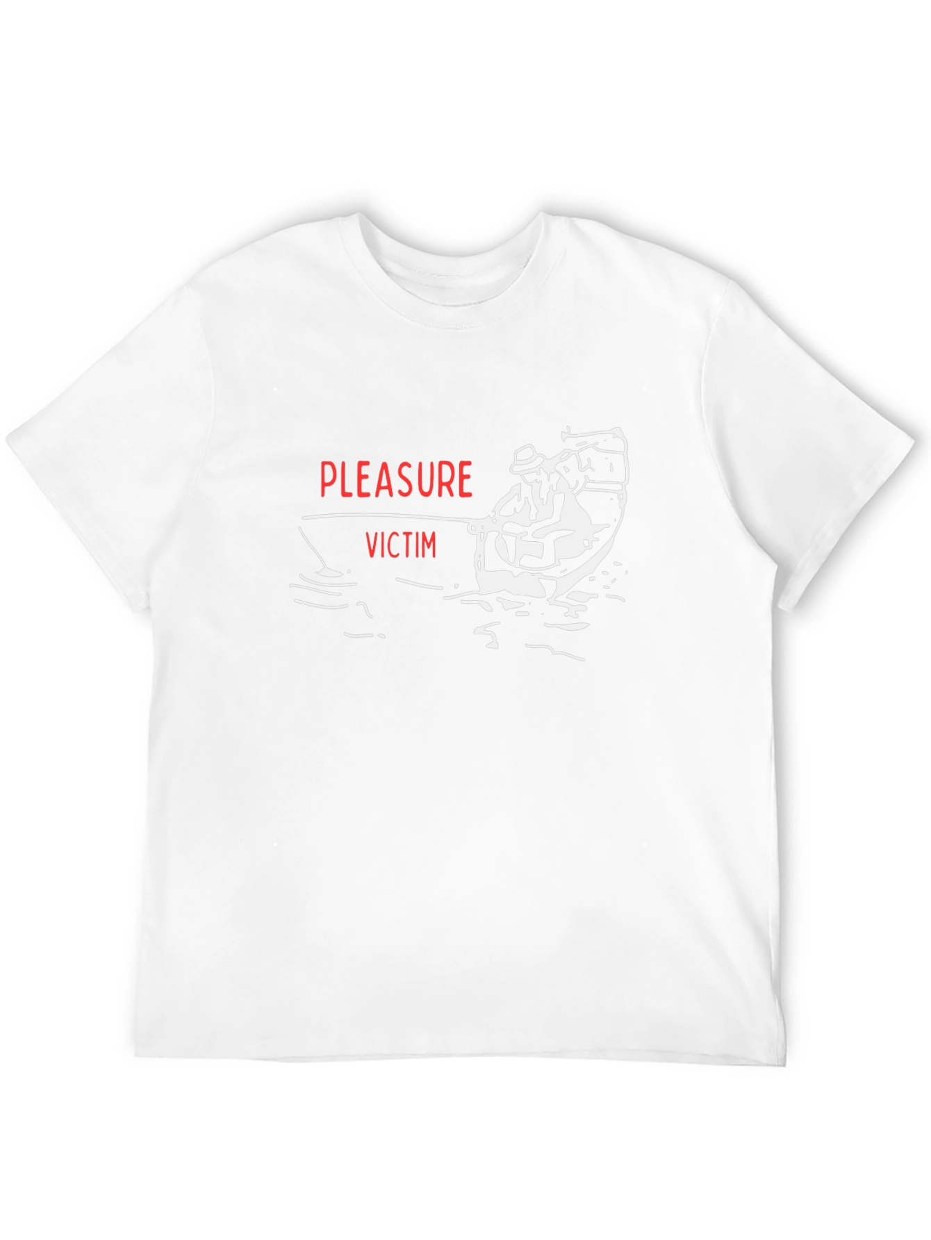 Pleasure Victim Graphic Tee - Black Cotton T-Shirt