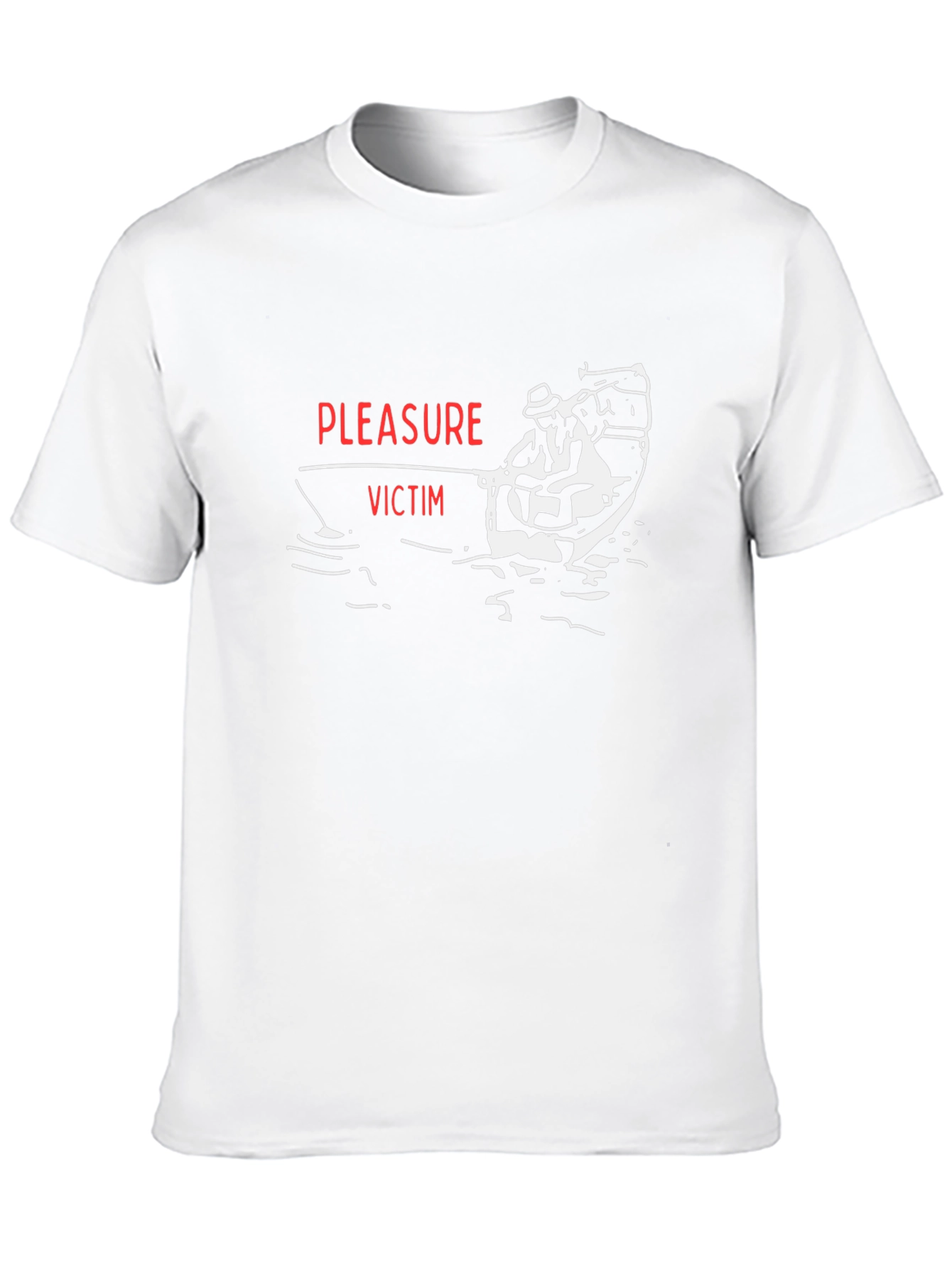 Pleasure Victim Graphic Tee - Black Cotton T-Shirt