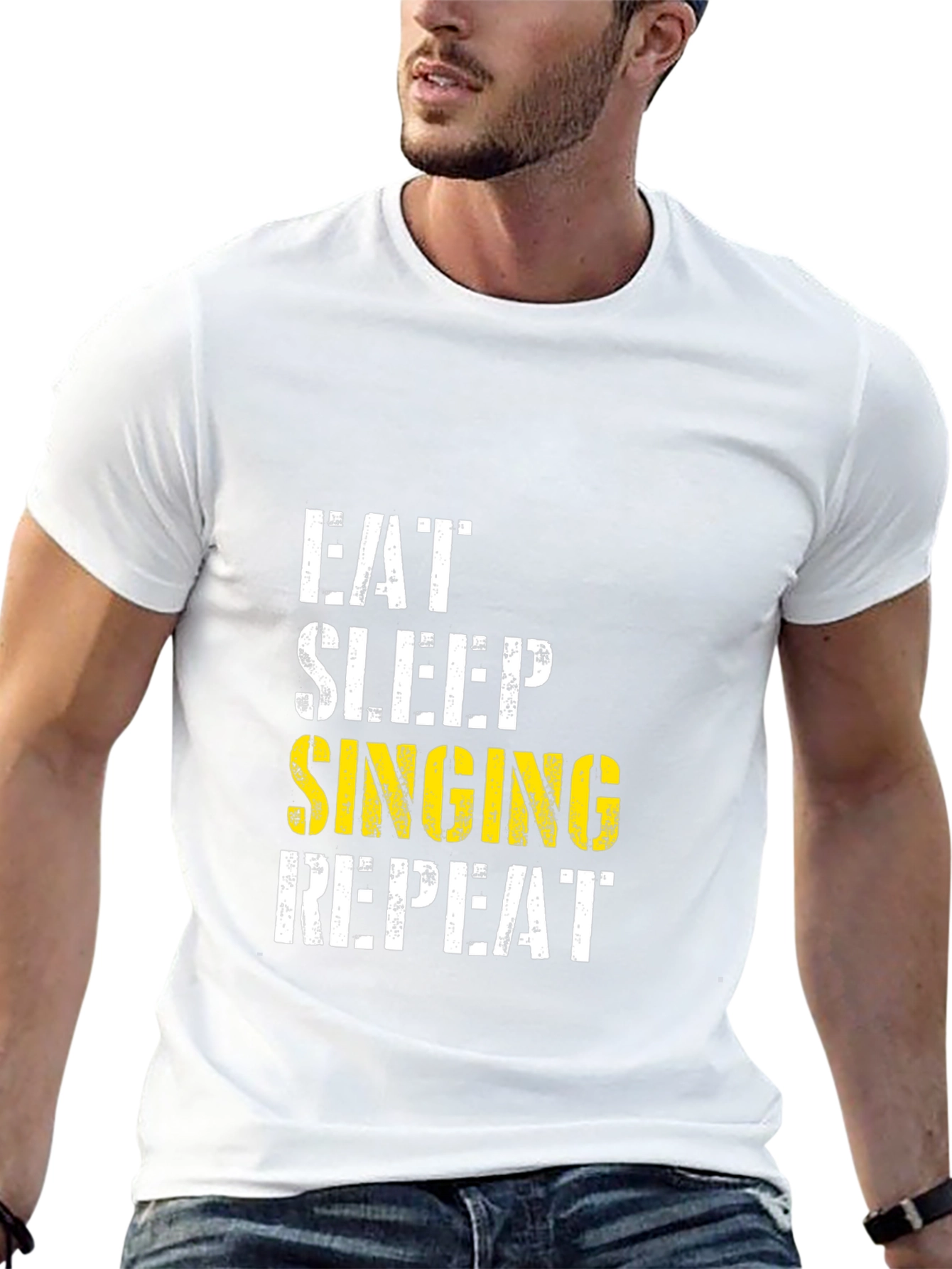Eat Sleep Singing Repeat T-Shirt