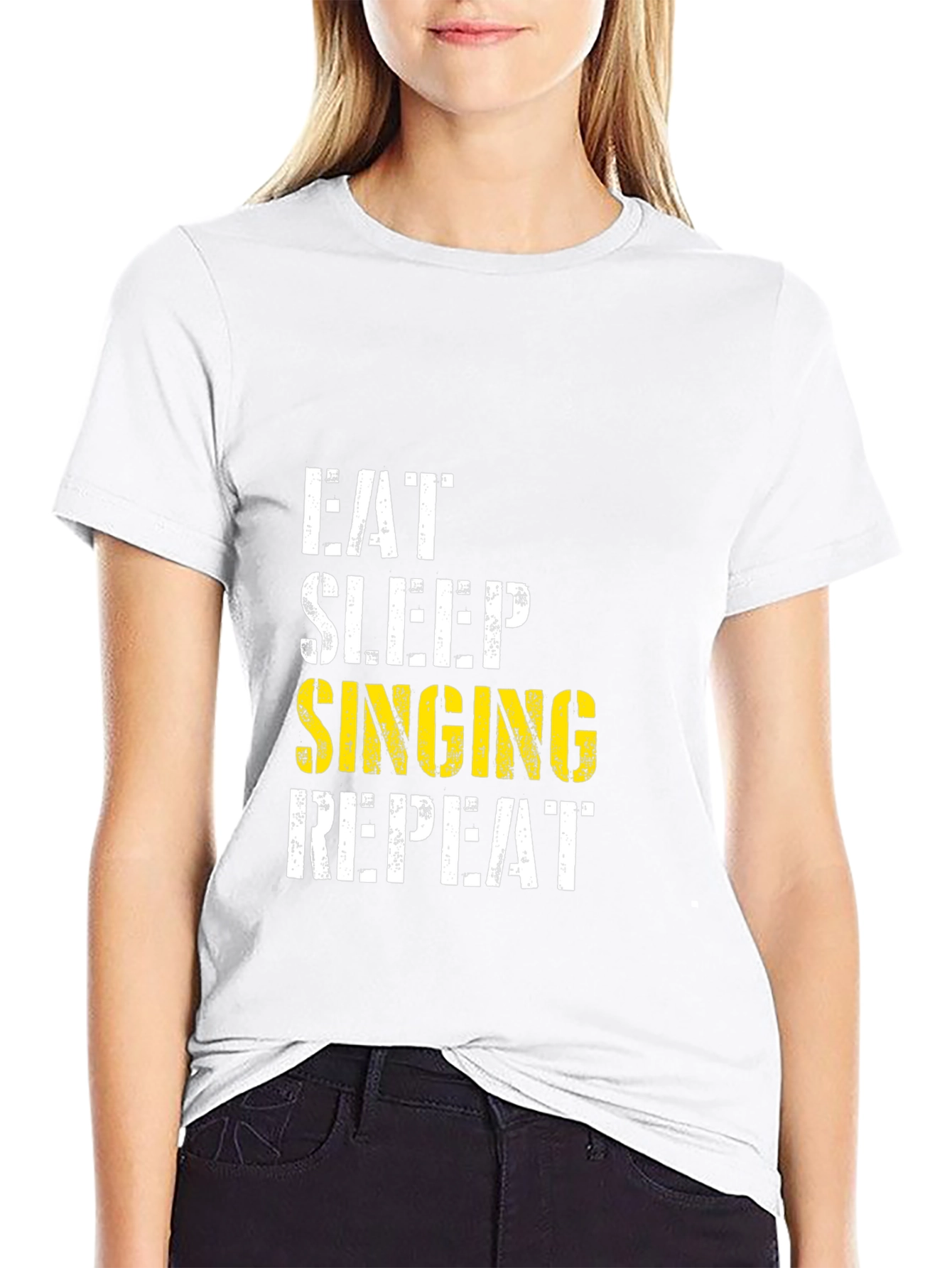 Eat Sleep Singing Repeat T-Shirt