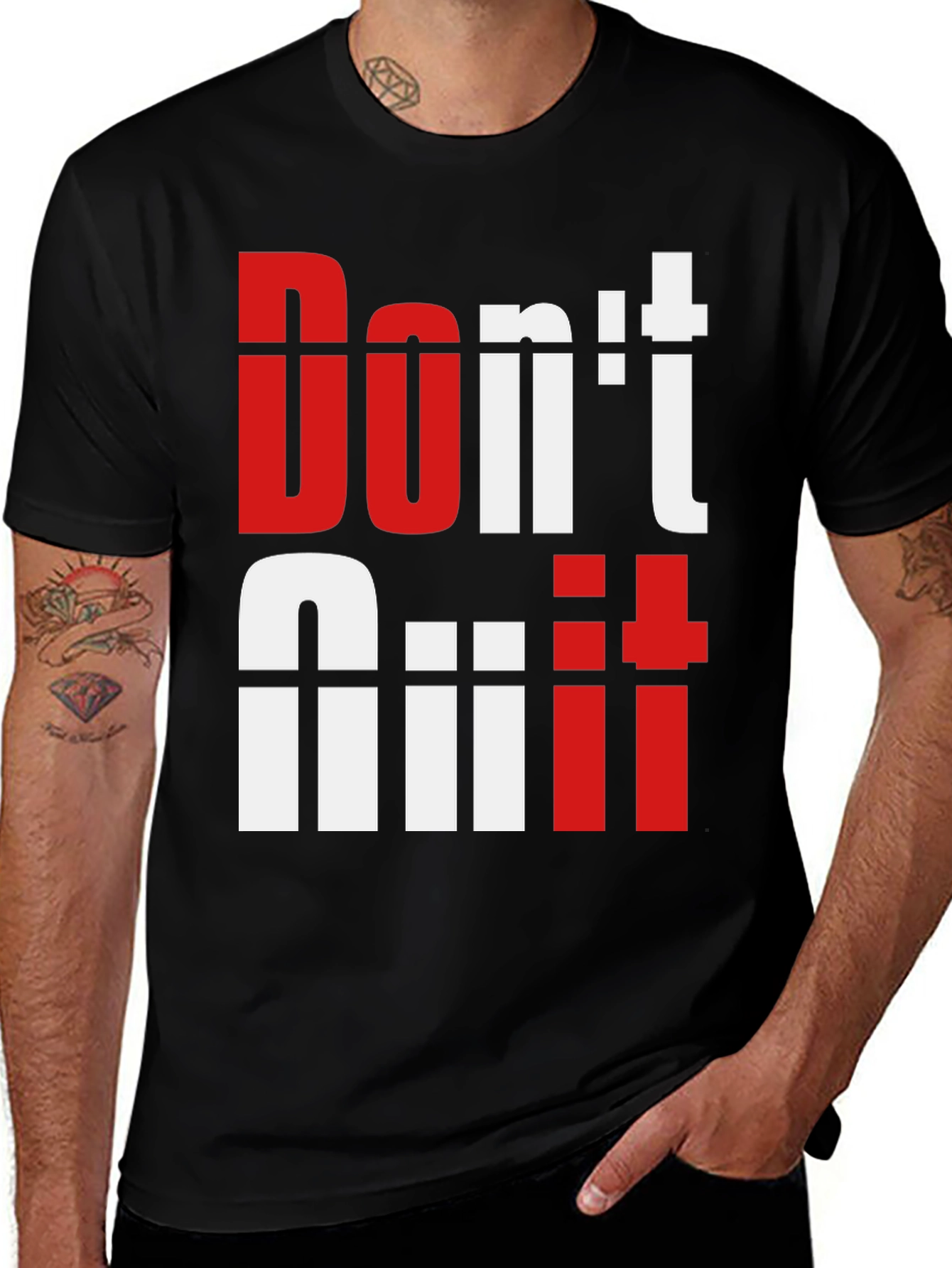 Dont Quit T-Shirt | Motivational Graphic Tee