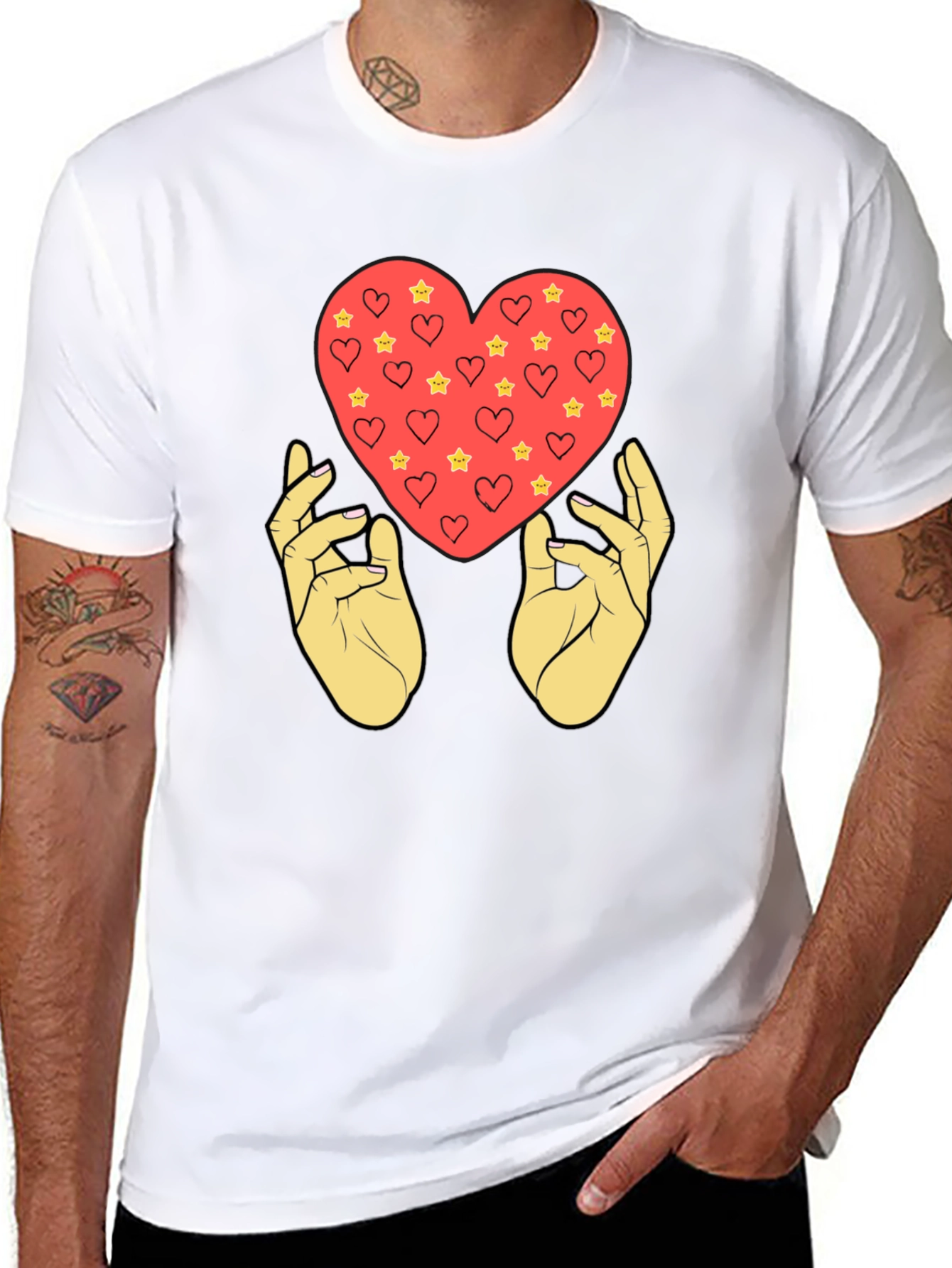 Heart Hands Graphic T-Shirt