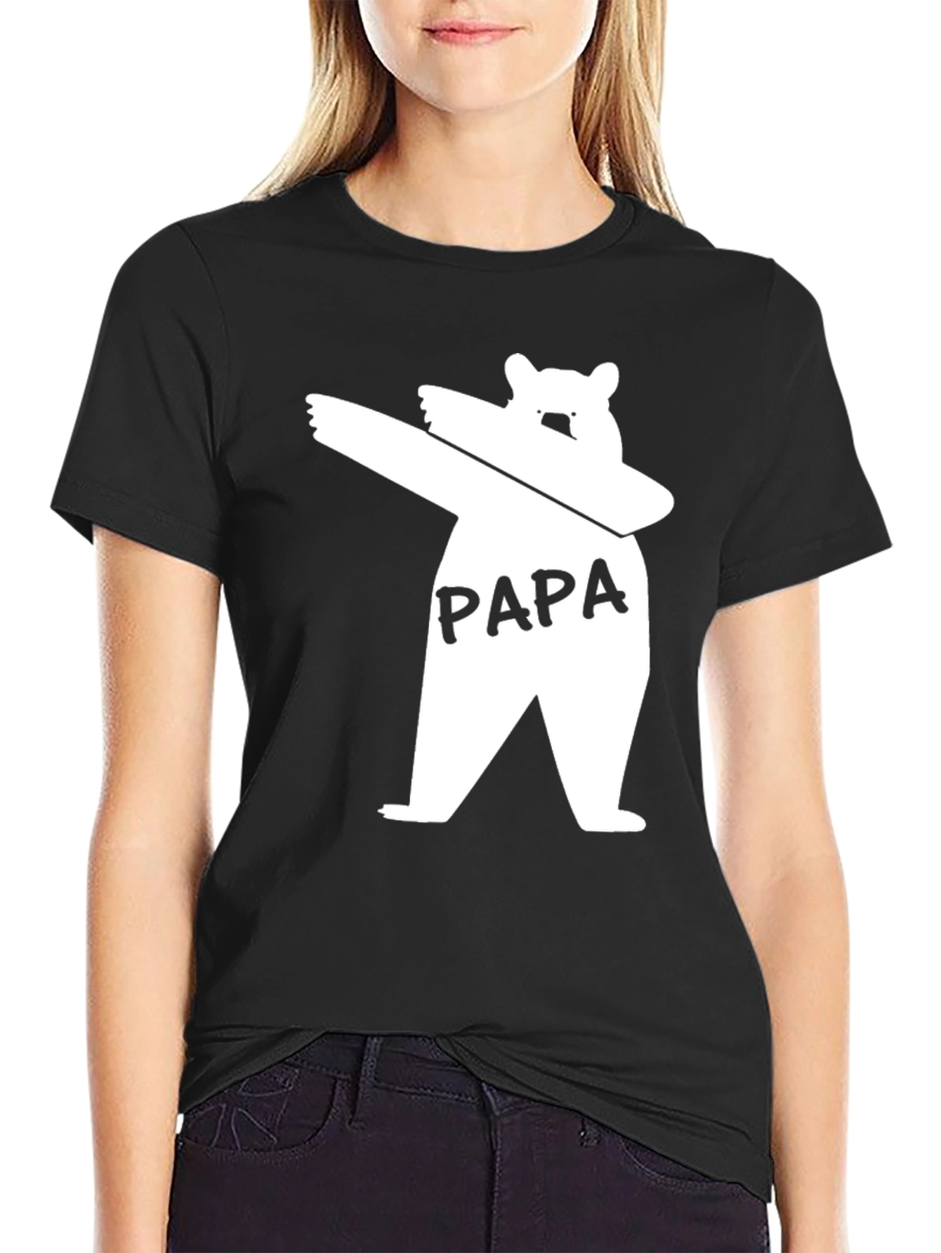 Papa Bear Dab T-Shirt - Fun Fathers Day Gift