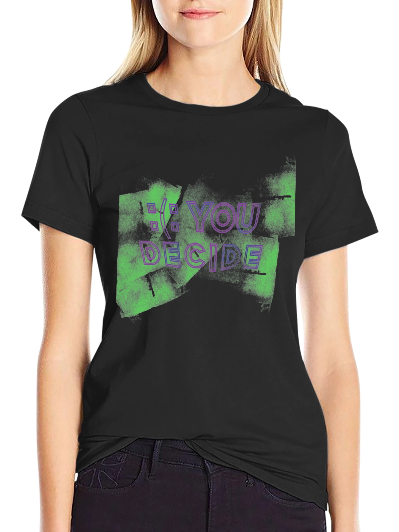 YOU DECIDE Graphic Tee - Edgy Streetwear T-Shirt