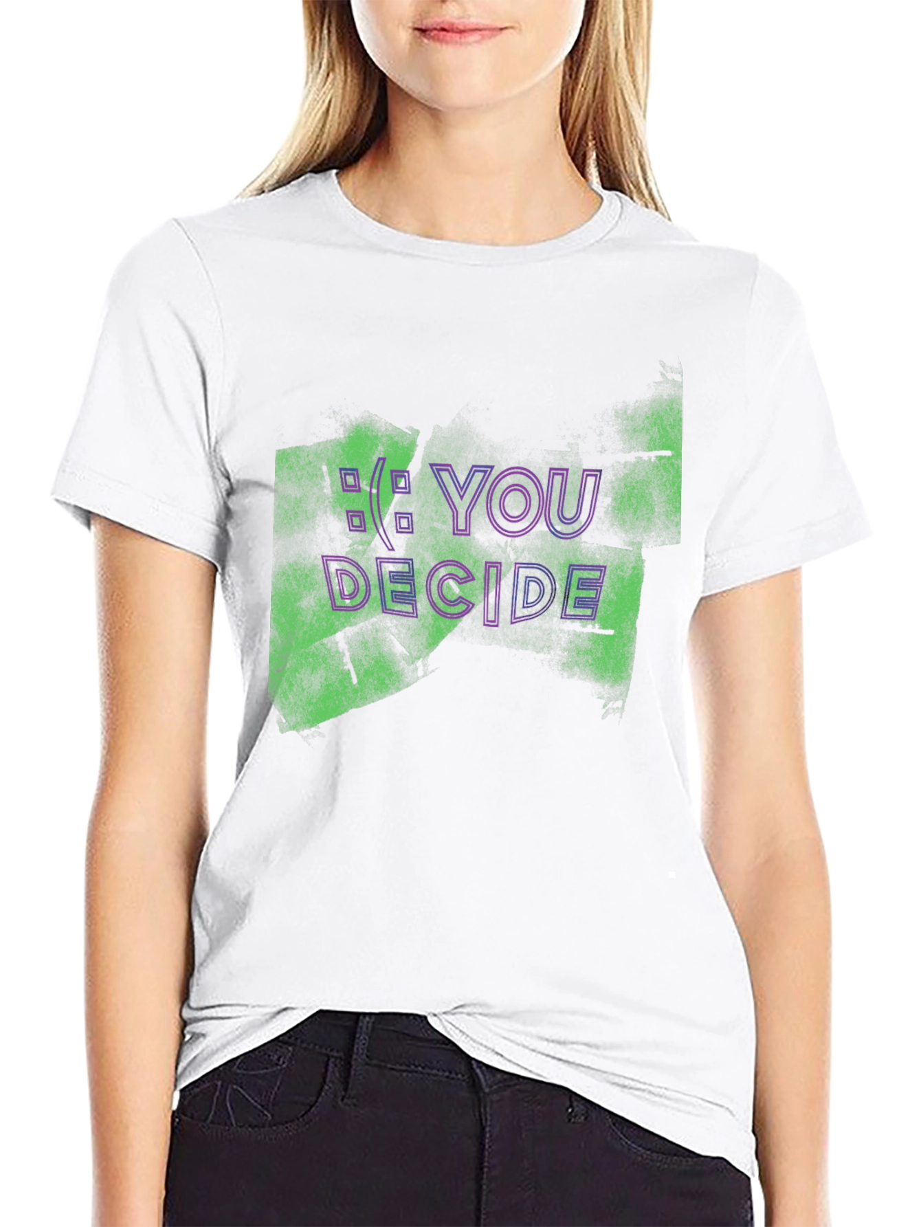 YOU DECIDE Graphic Tee - Edgy Streetwear T-Shirt