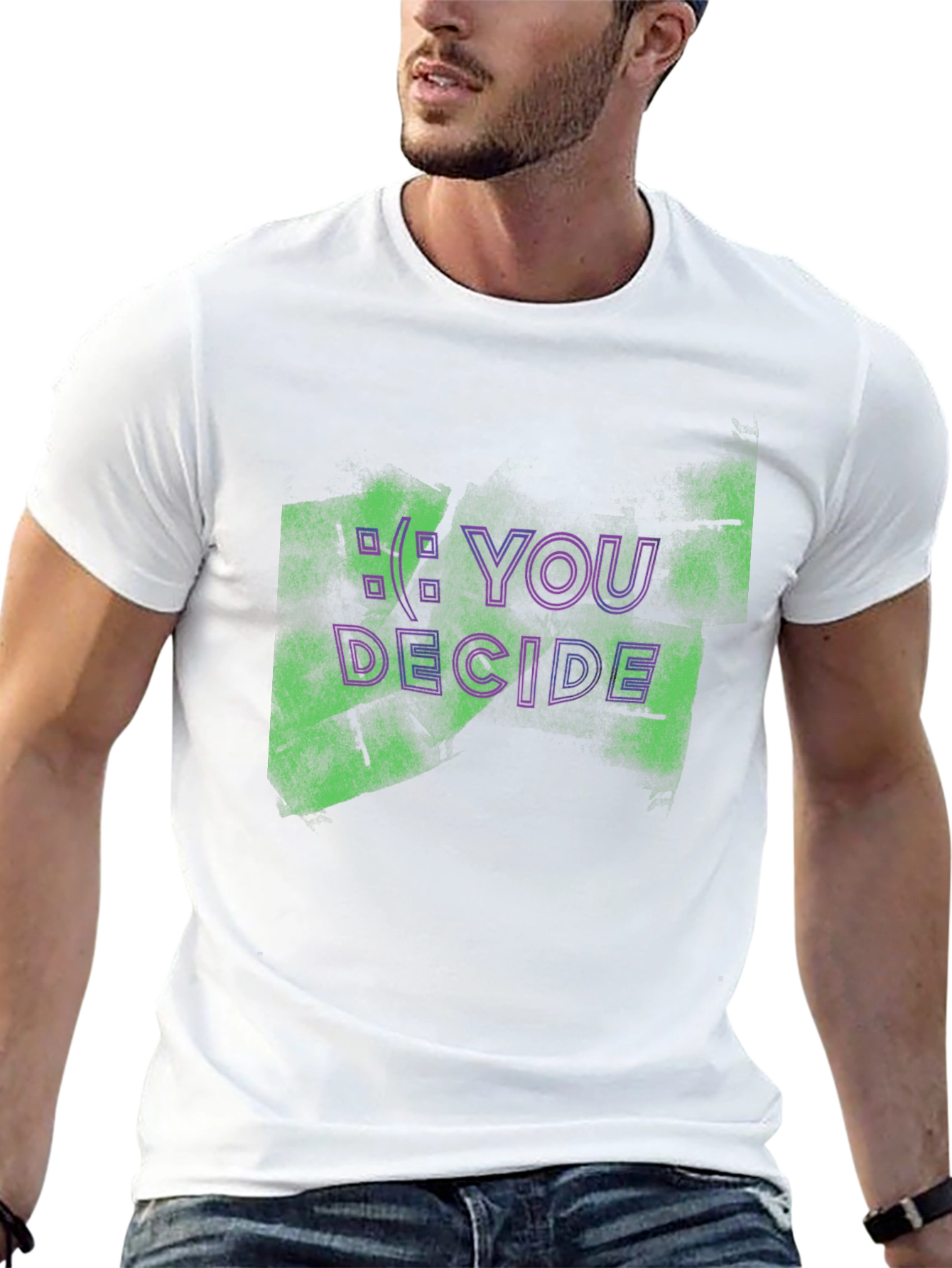 YOU DECIDE Graphic Tee - Edgy Streetwear T-Shirt
