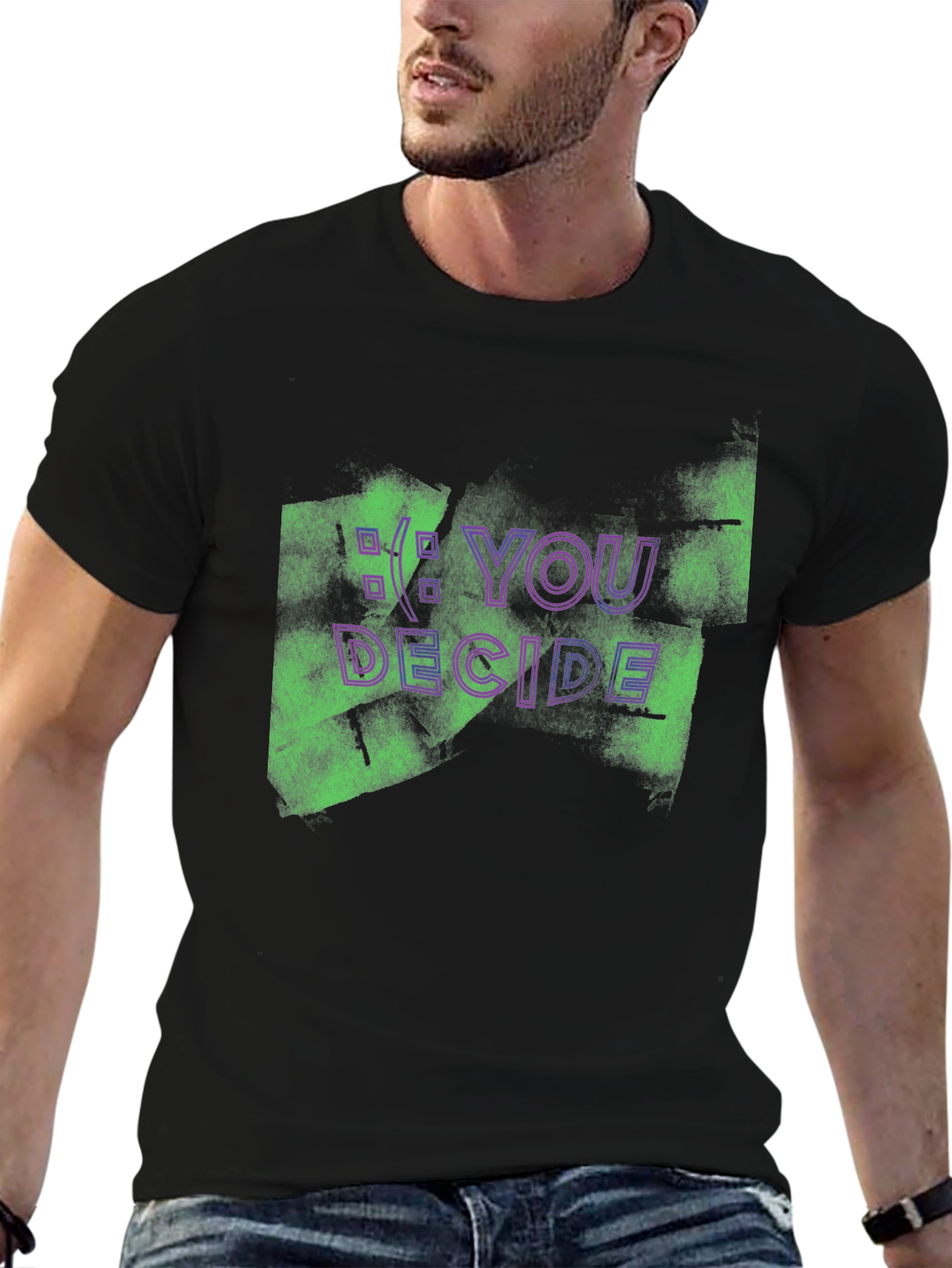 YOU DECIDE Graphic Tee - Edgy Streetwear T-Shirt
