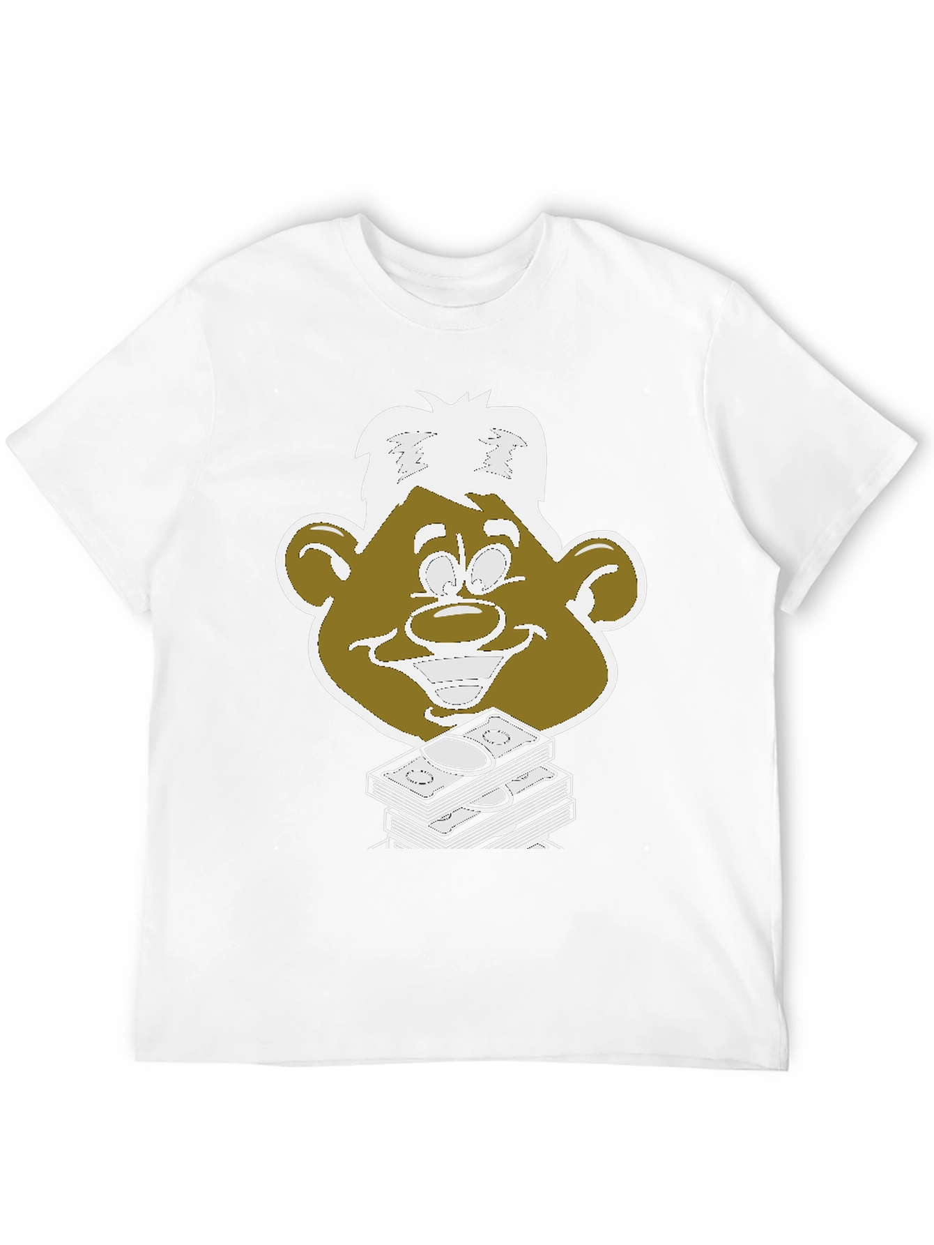 Funny Money Face Graphic Tee - Unisex Black T-Shirt