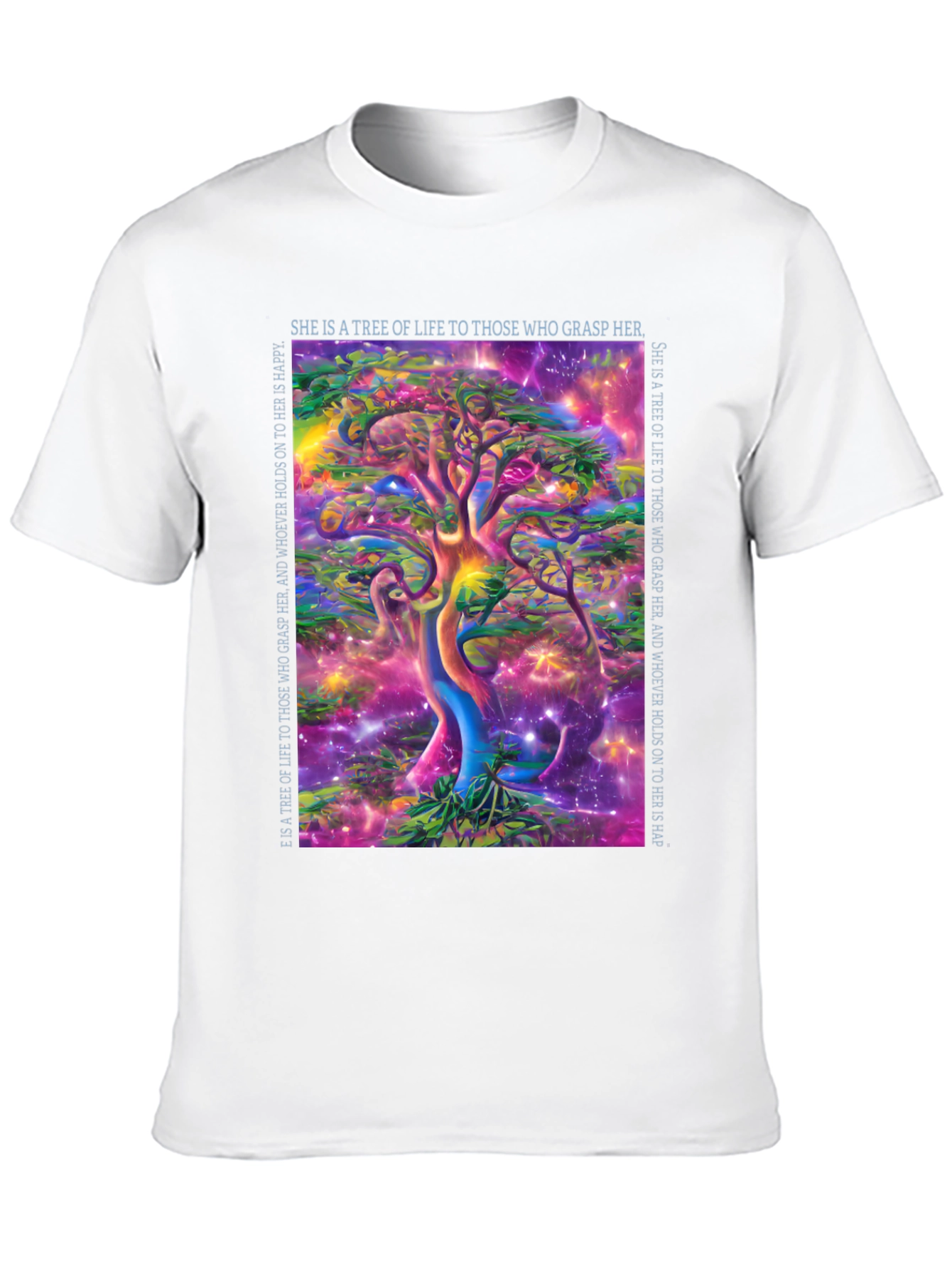 Tree of Life T-Shirt - Vibrant Spiritual Art