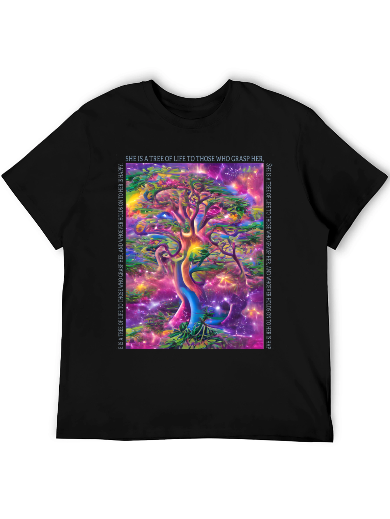 Tree of Life T-Shirt - Vibrant Spiritual Art