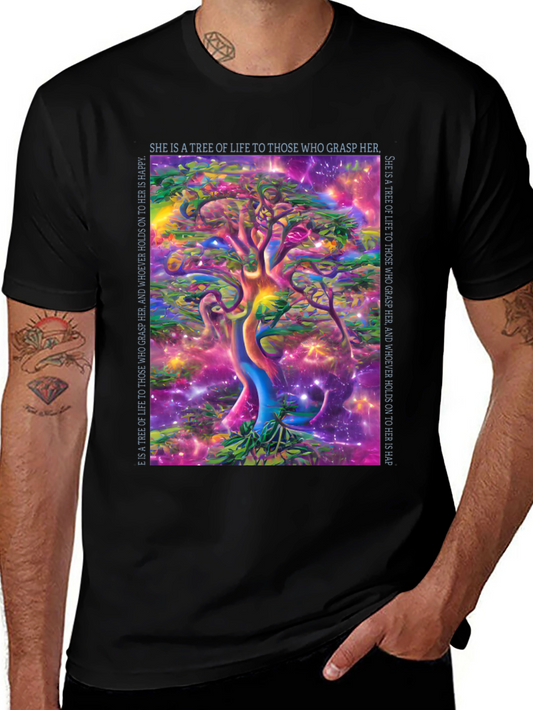 Tree of Life T-Shirt - Vibrant Spiritual Art