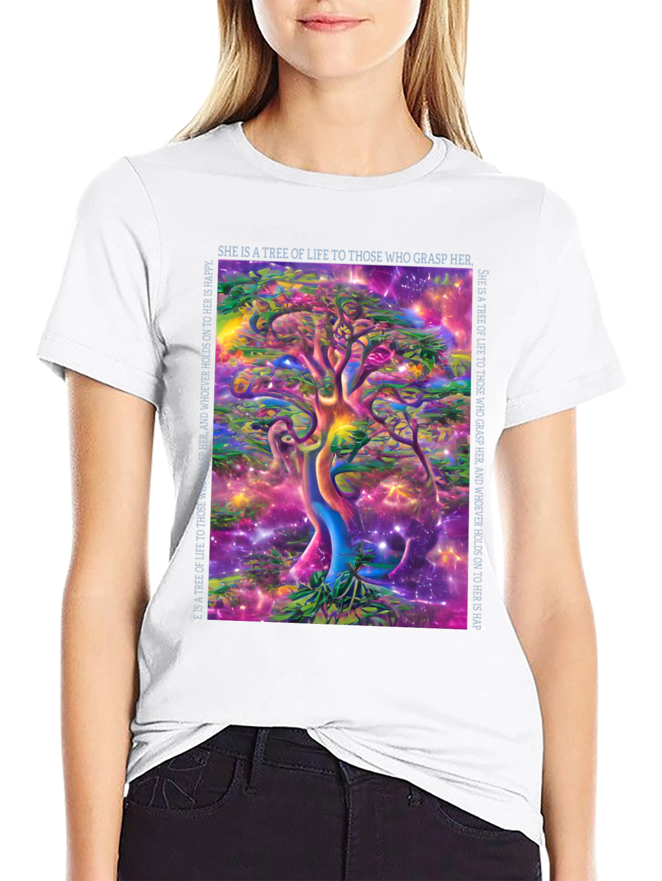 Tree of Life T-Shirt - Vibrant Spiritual Art