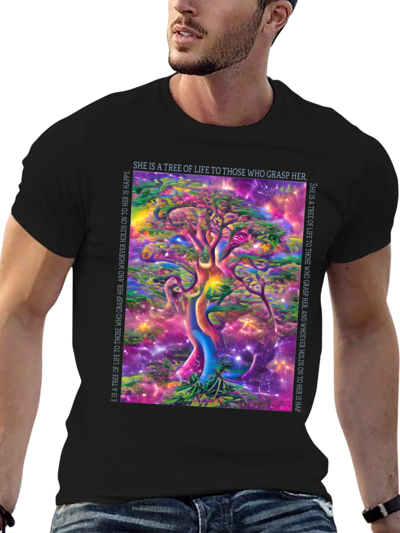 Tree of Life T-Shirt - Vibrant Spiritual Art