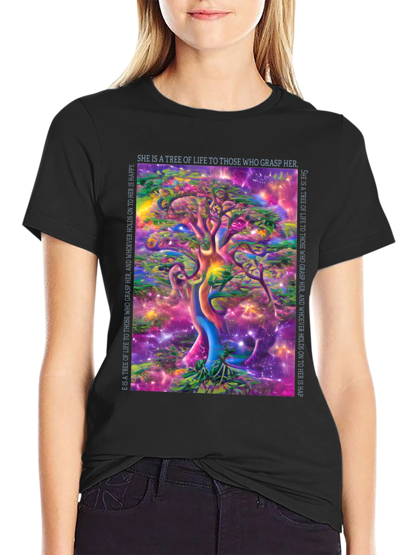 Tree of Life T-Shirt - Vibrant Spiritual Art