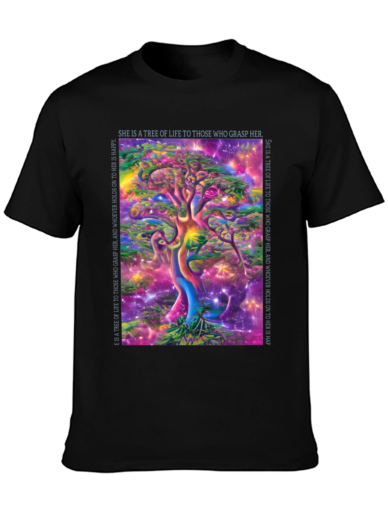 Tree of Life T-Shirt - Vibrant Spiritual Art