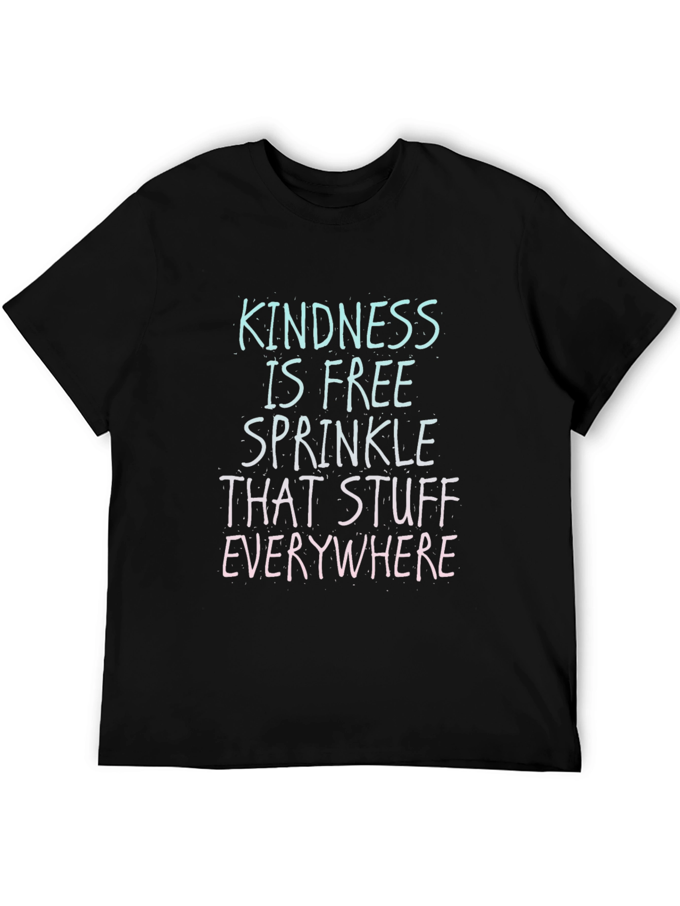 Kindness Is Free Graphic Tee - Black Unisex T-Shirt