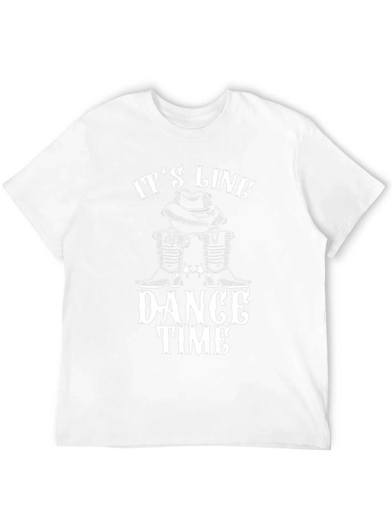Its Line Dance Time Graphic Tee