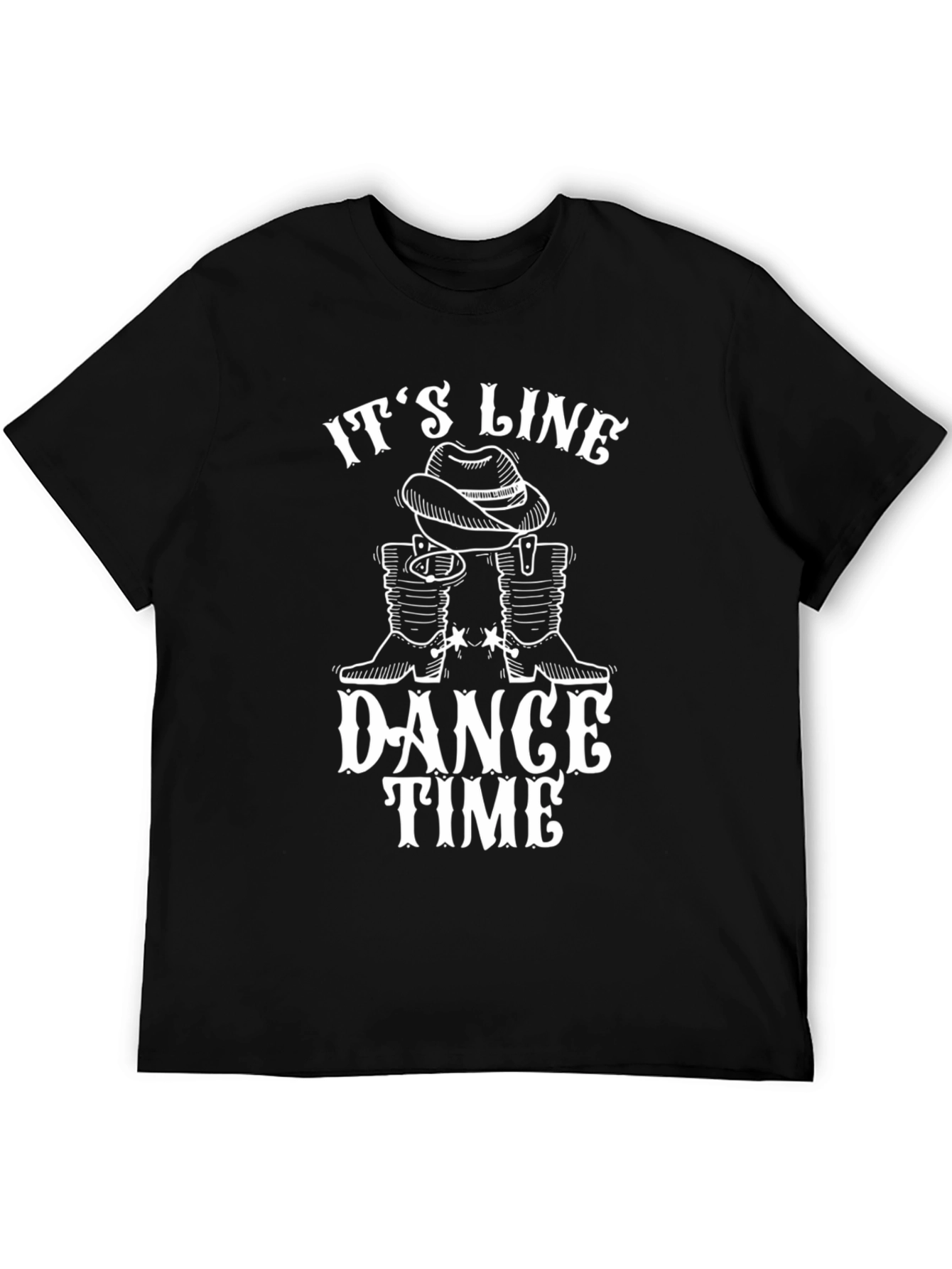 Its Line Dance Time Graphic Tee