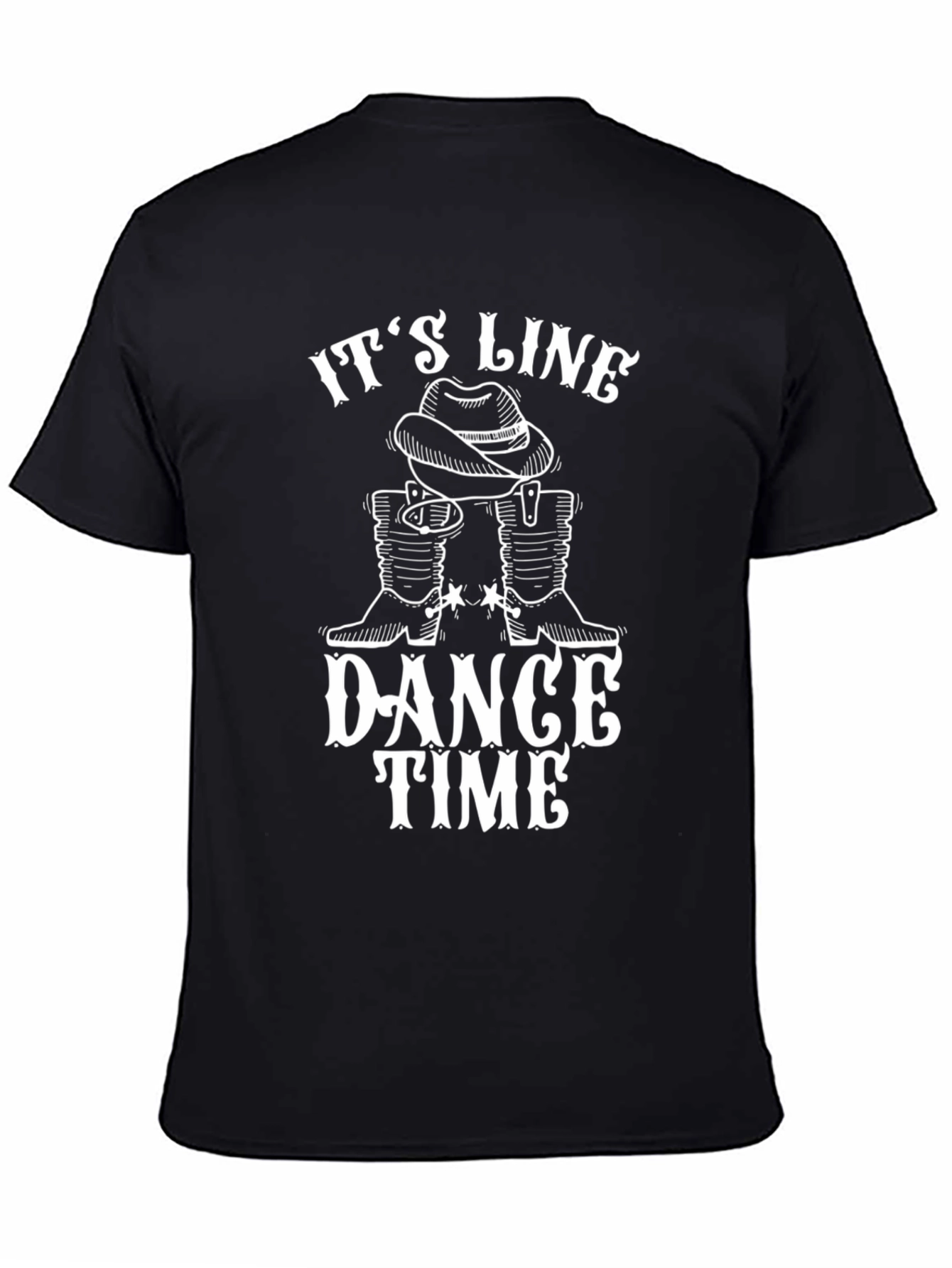 Its Line Dance Time Graphic Tee