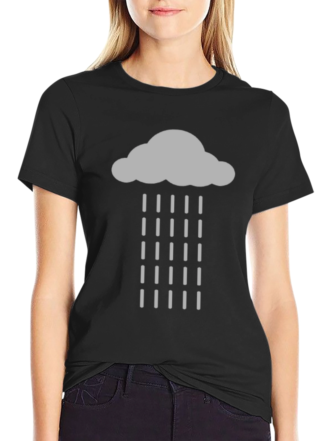 Rain Cloud Graphic T-Shirt - Weather Tee