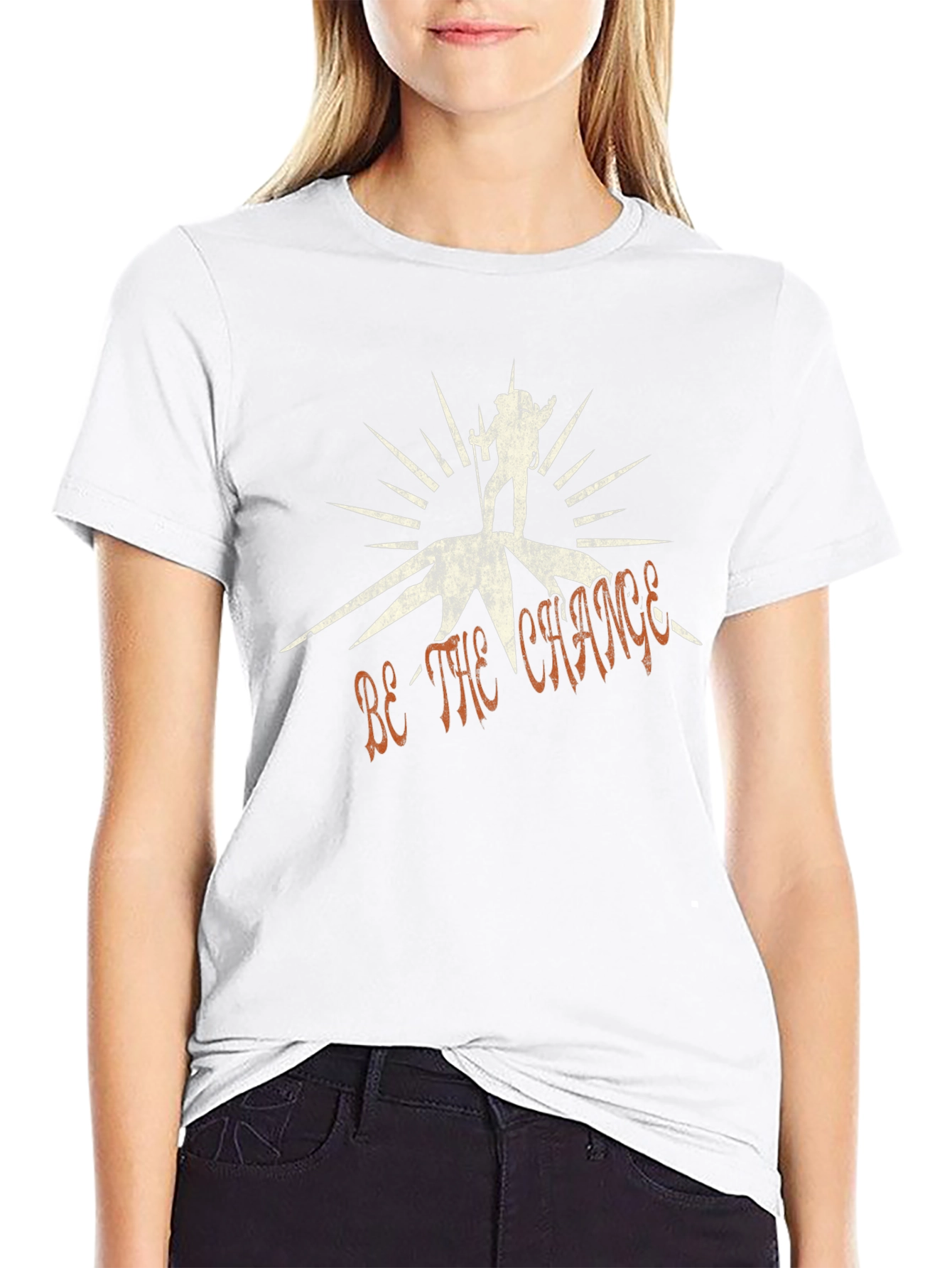 Be The Change Hiker Graphic Tee - Black