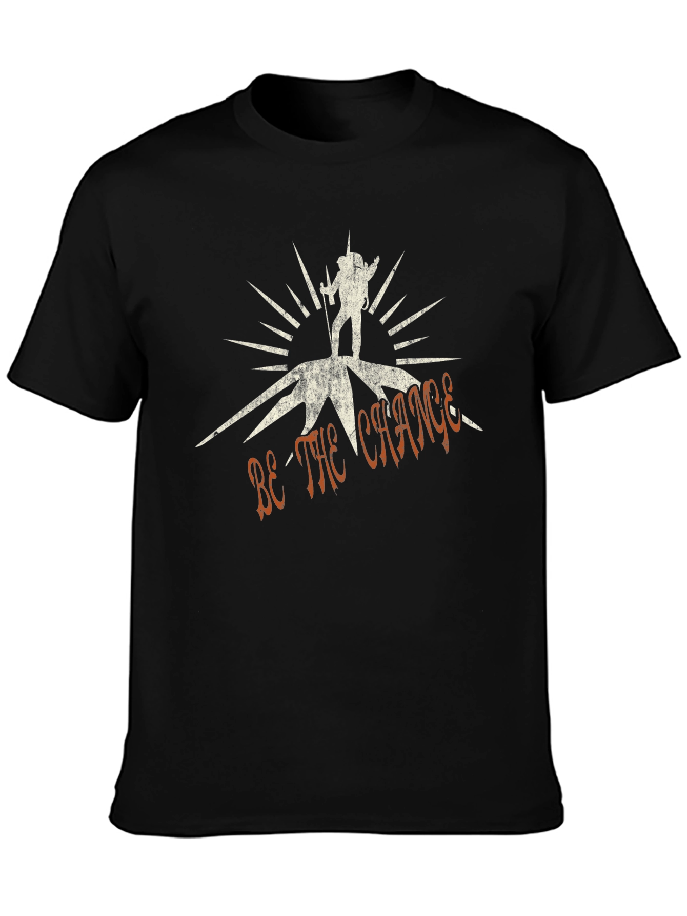 Be The Change Hiker Graphic Tee - Black