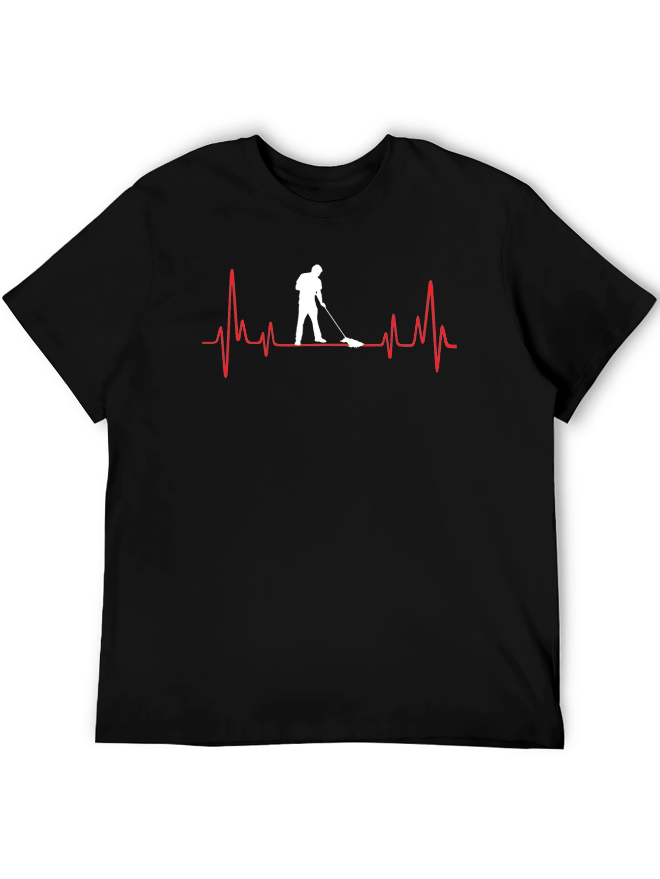 Janitor Heartbeat T-Shirt - Clean Sweep Style