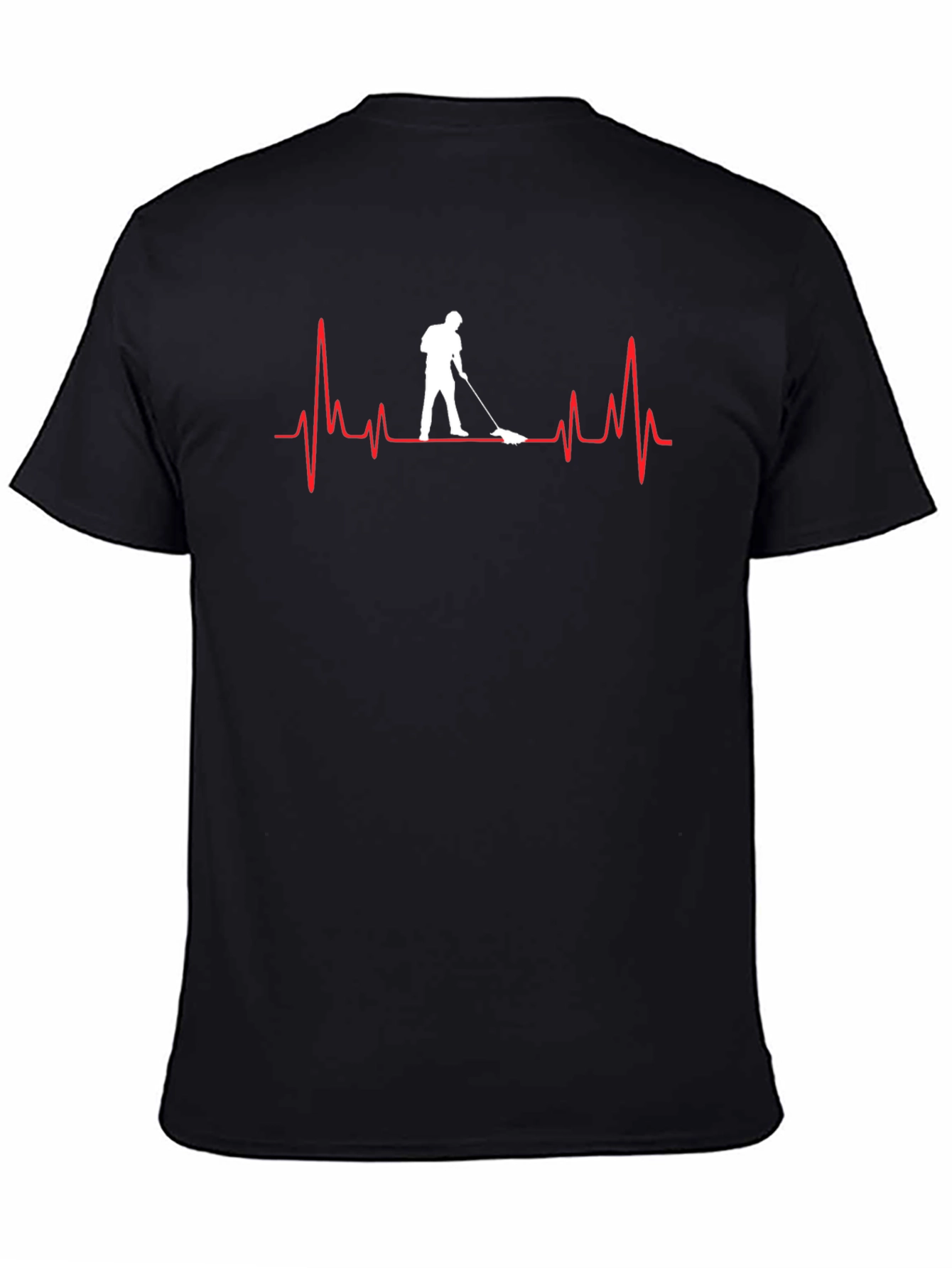 Janitor Heartbeat T-Shirt - Clean Sweep Style