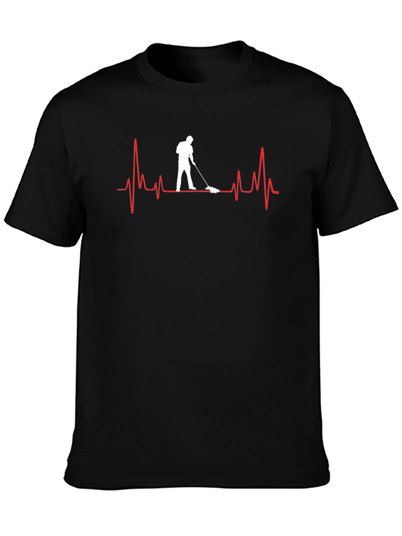 Janitor Heartbeat T-Shirt - Clean Sweep Style