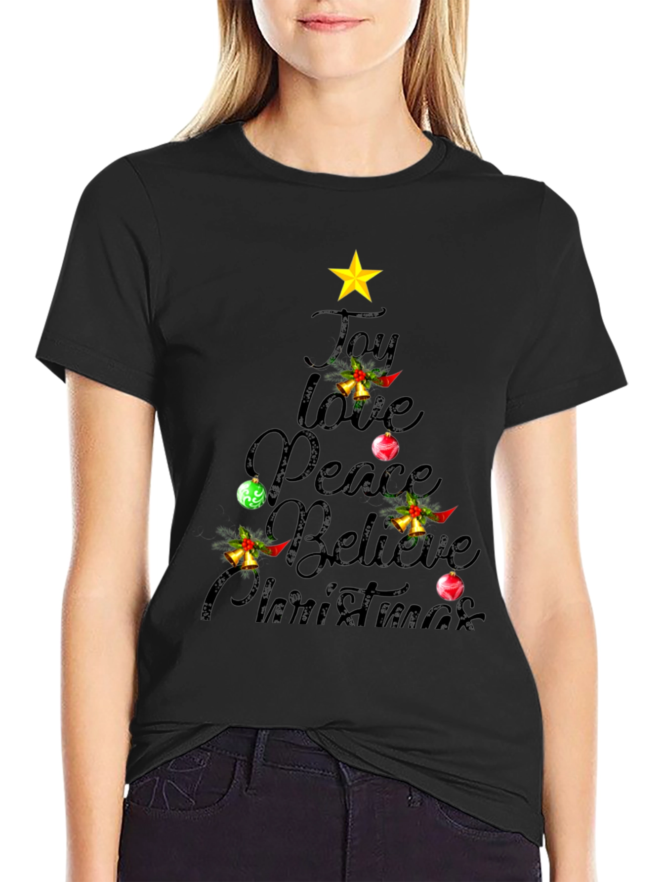 Festive Christmas Tree T-Shirt