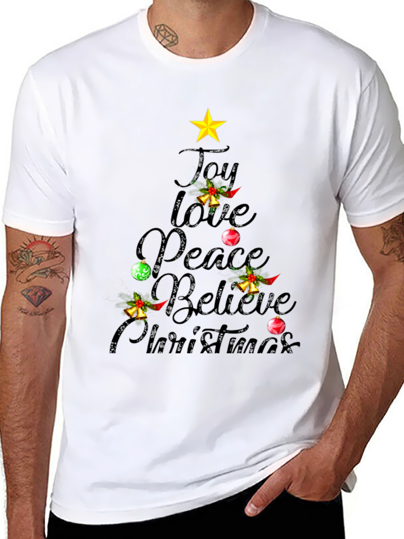 Festive Christmas Tree T-Shirt