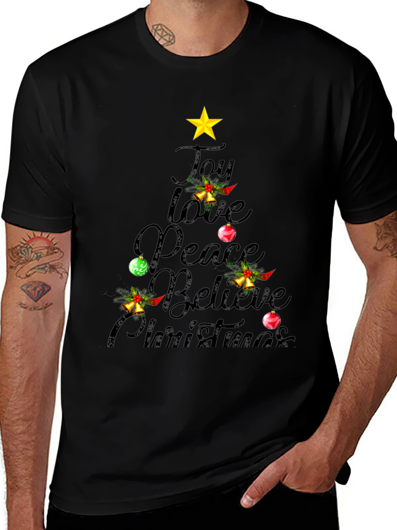 Festive Christmas Tree T-Shirt
