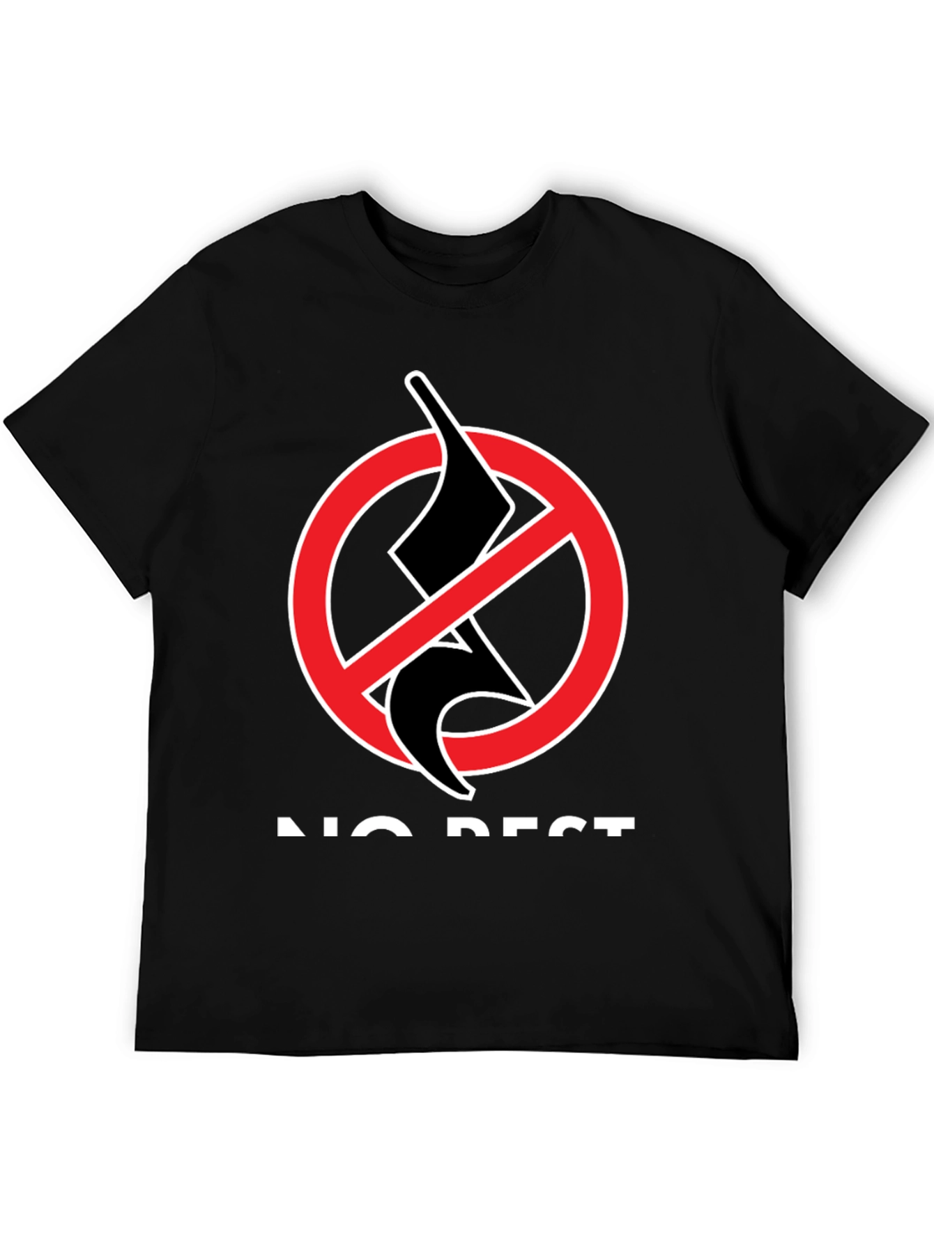 No Rest T-Shirt - Black Graphic Tee