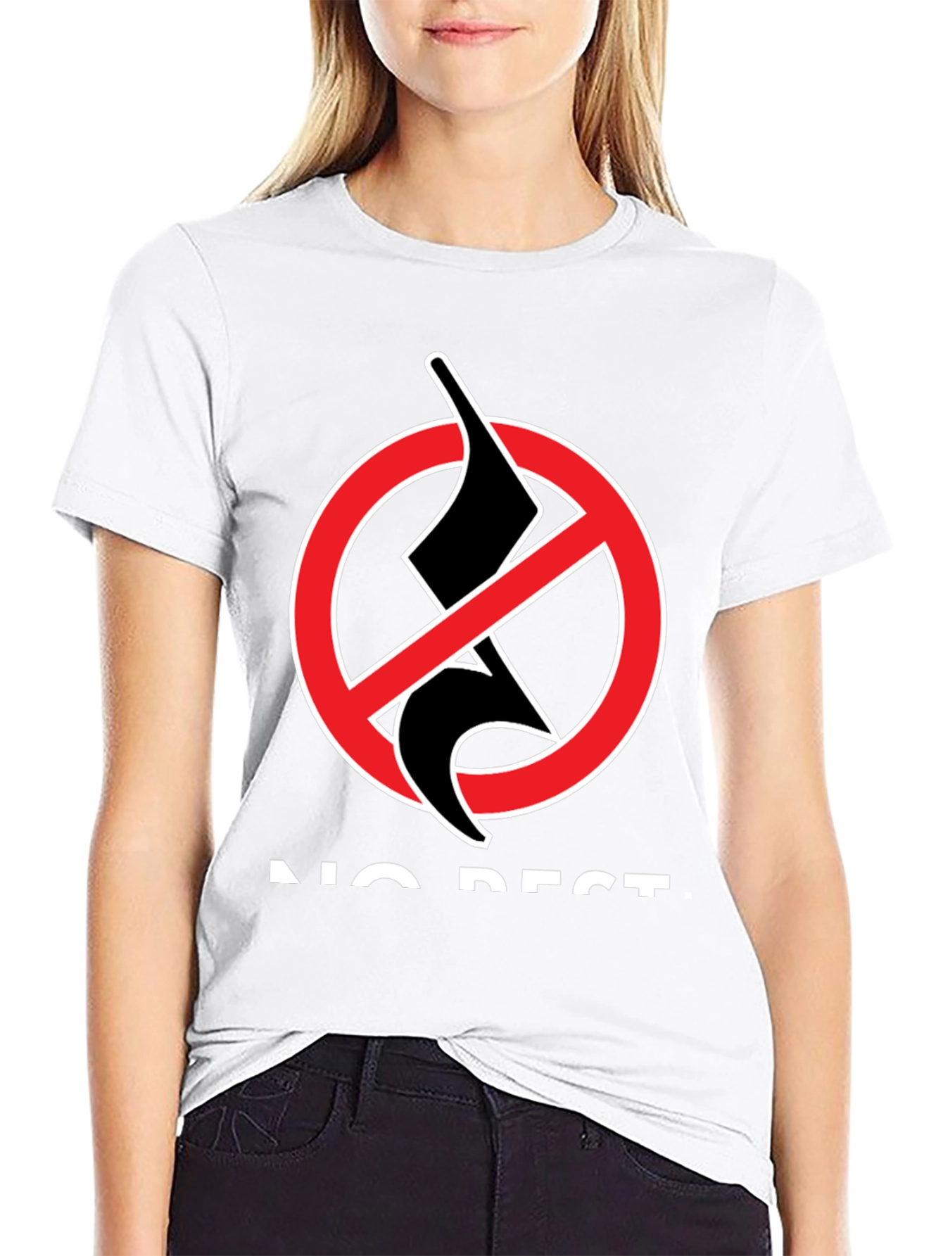 No Rest T-Shirt - Black Graphic Tee