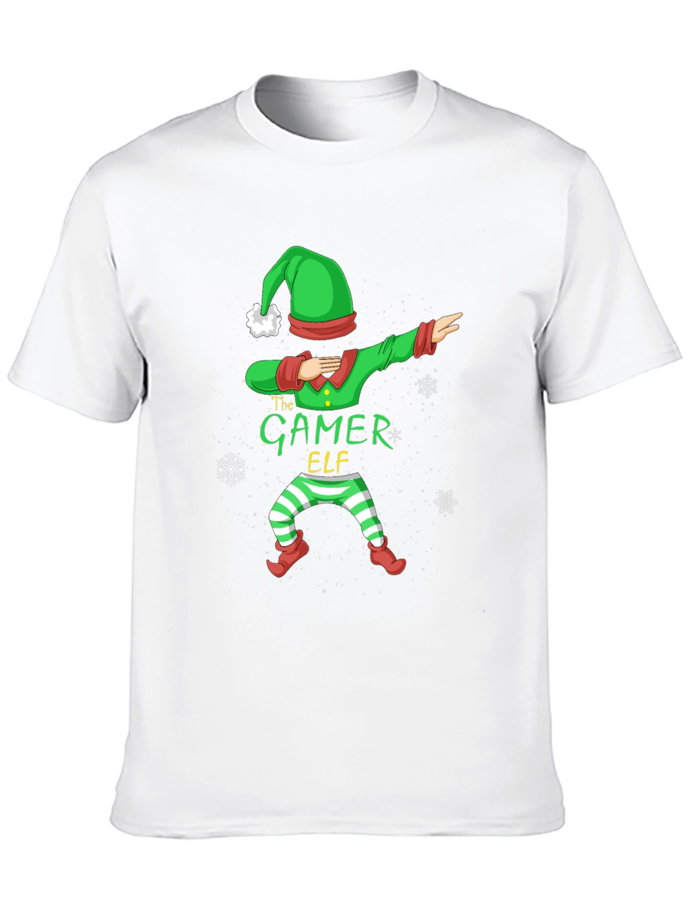 The Gamer Elf T-Shirt - Holiday Festive Apparel