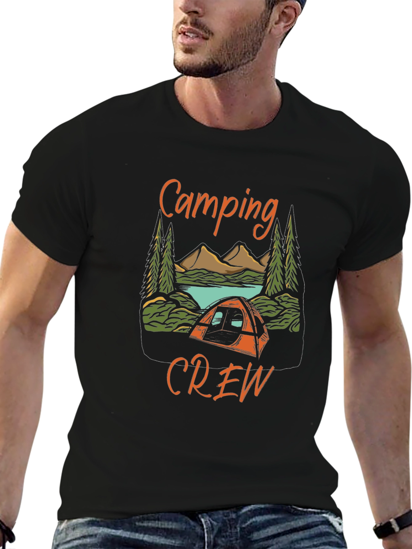Camping Crew Graphic Tee - Adventure Ready